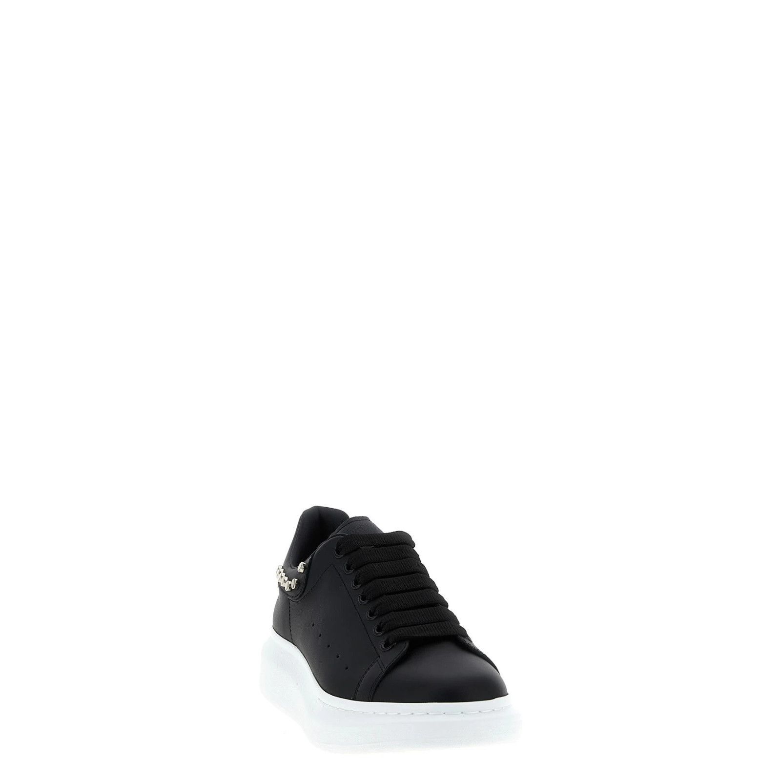 Alexander McQueen ALEXANDER MCQUEEN Larry Black Leather Sneakers New & Authent Size US 8 / EU 41 - 2 Thumbnail