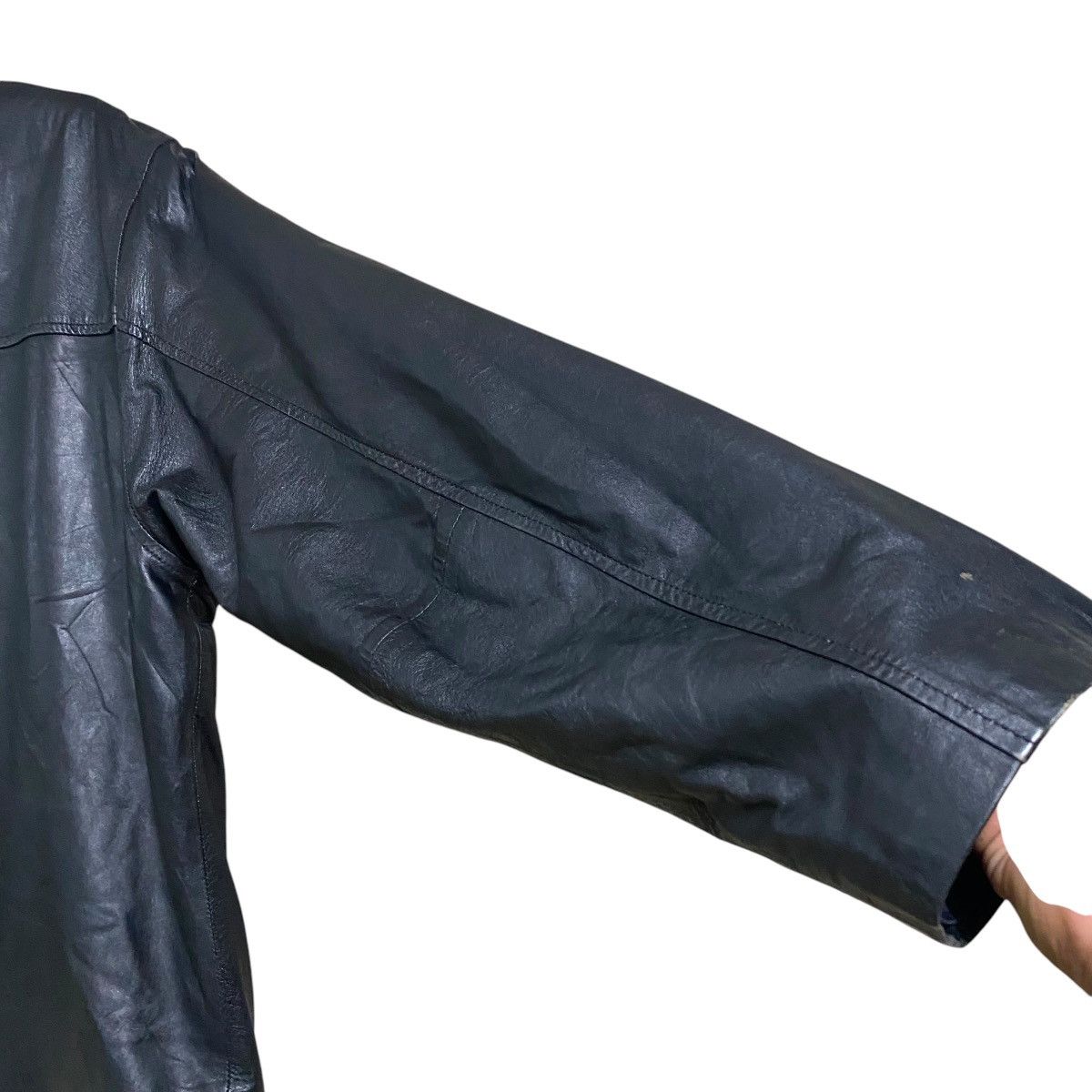 Polo Ralph Lauren Vintage Polo Ralph Lauren Black Leather Jacket Oversized Size US M / EU 48-50 / 2 - 10 Thumbnail