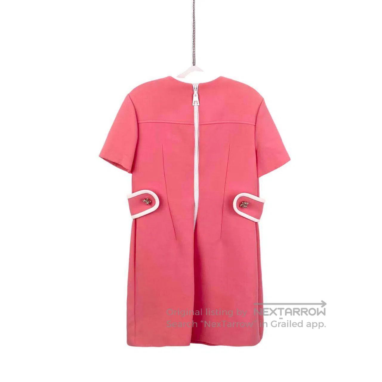 Louis Vuitton Louis Vuitton Leather brand logo zipper dress| Size S / US 4 / IT 40 - 2 Thumbnail