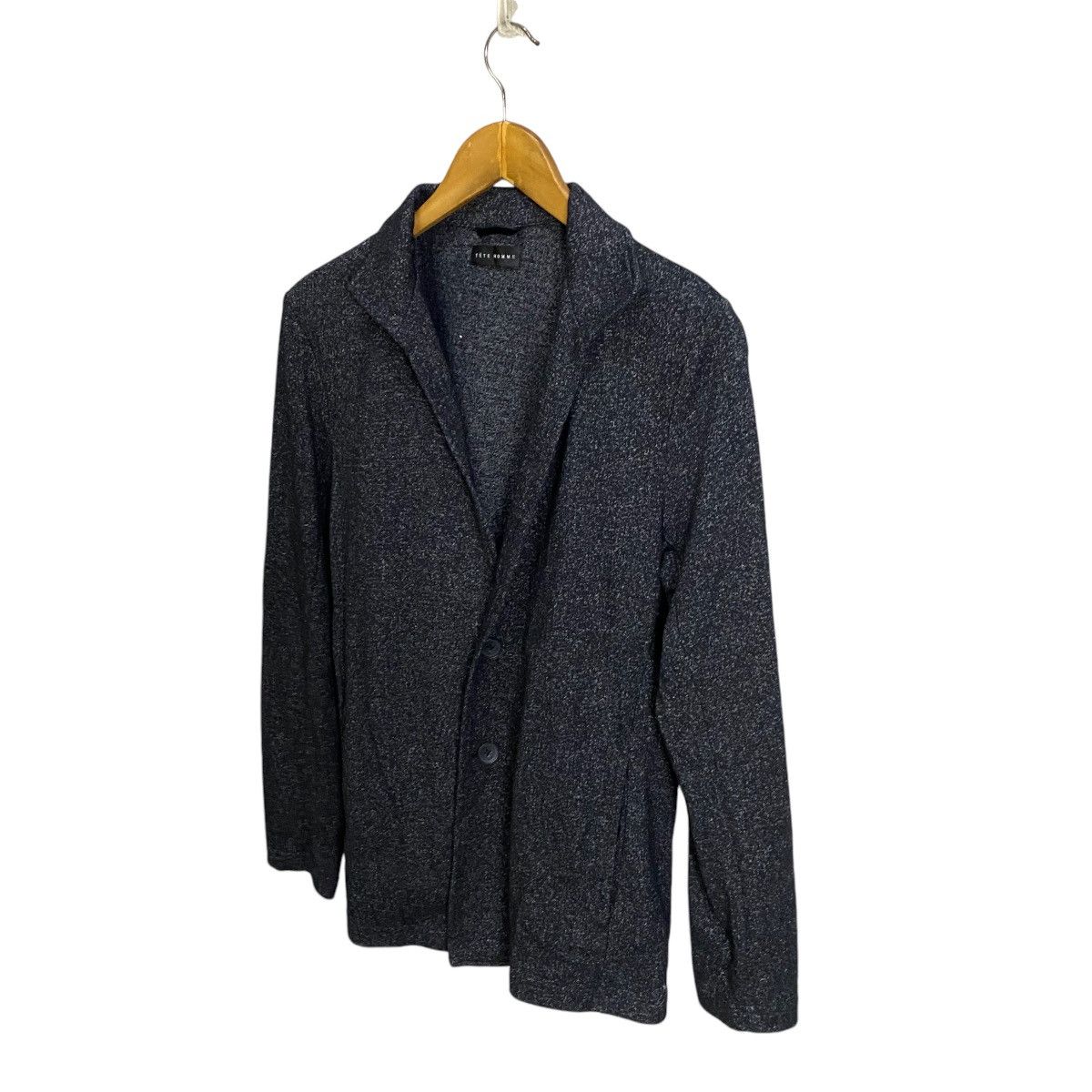 Issey Miyake × Japanese Brand × Tete Homme Tete Homme by issey miyake cotton cardigan Size US S / EU 44-46 / 1 - 3 Thumbnail