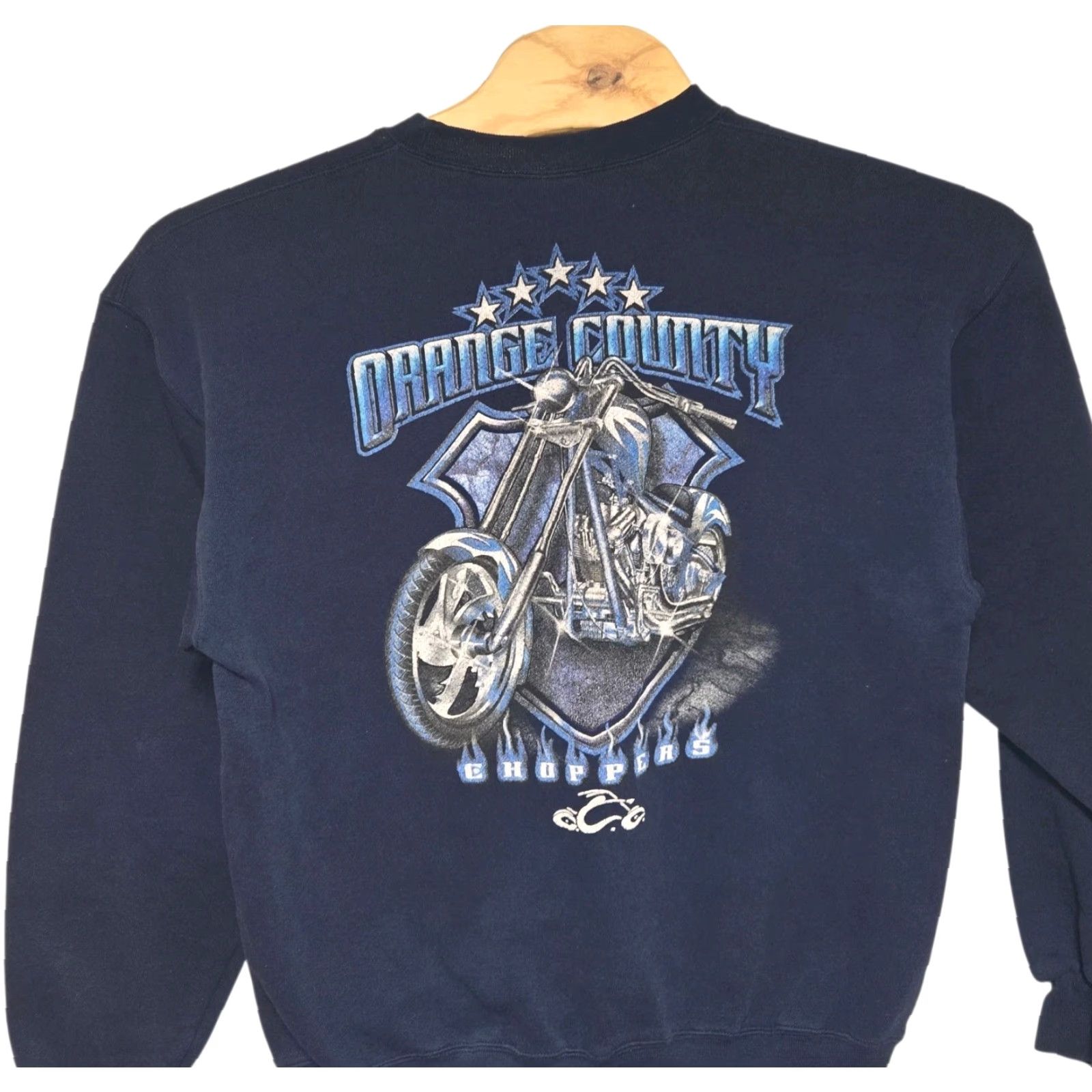 Vintage VINTAGE Orange County Choppers Sweatshirt Men's XL Blue Y2k Motorcycle Bike 90s Biker USA Pullover Sweatshirt Mens XL Blue Size US XL / EU 56 / 4 - 3 Thumbnail