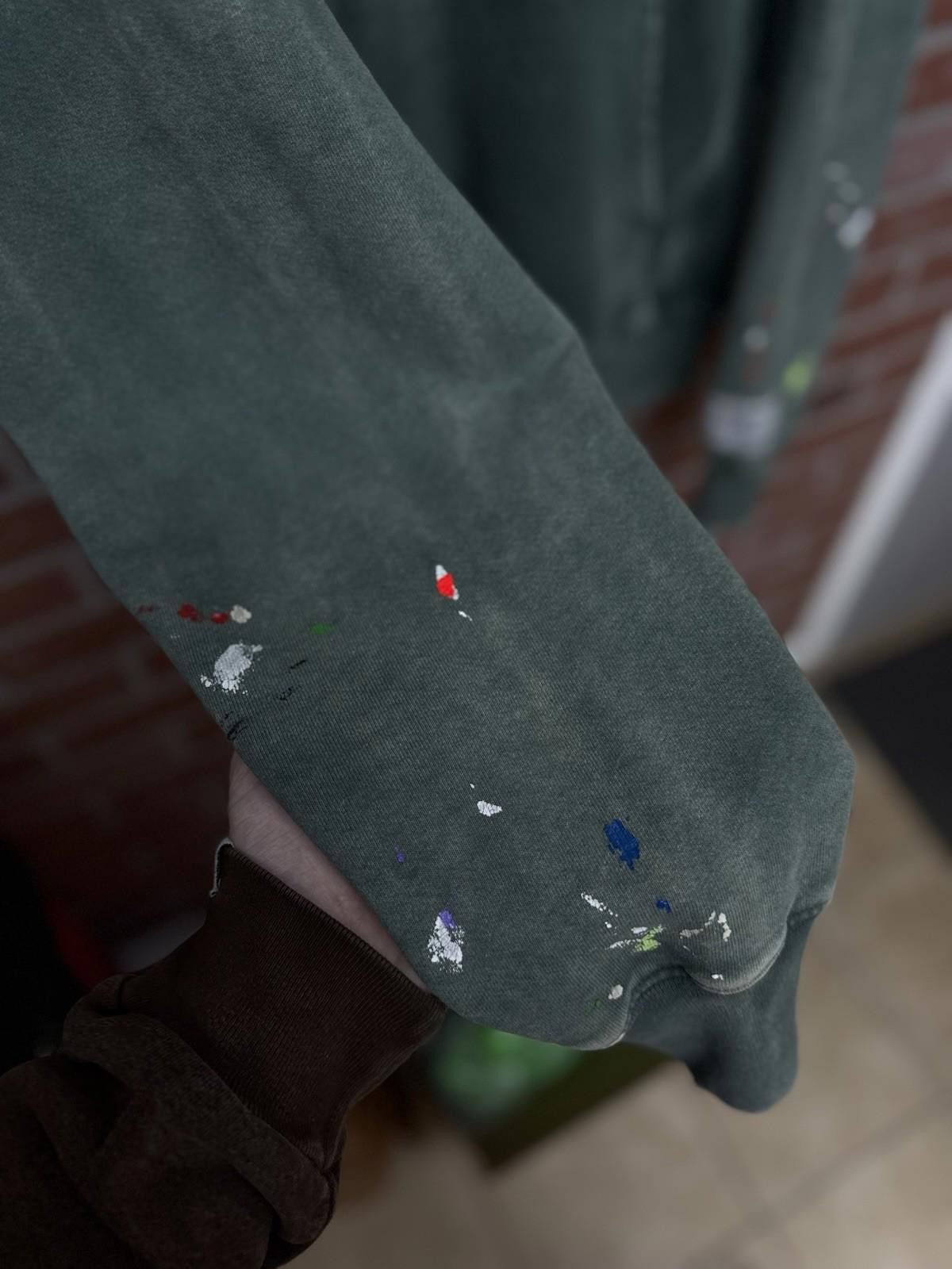 Gallery Dept. Gallery Dept Paint Splatter Sweatshirt Hoodie Size XXL Green Size US XXL / EU 58 / 5 - 5 Thumbnail
