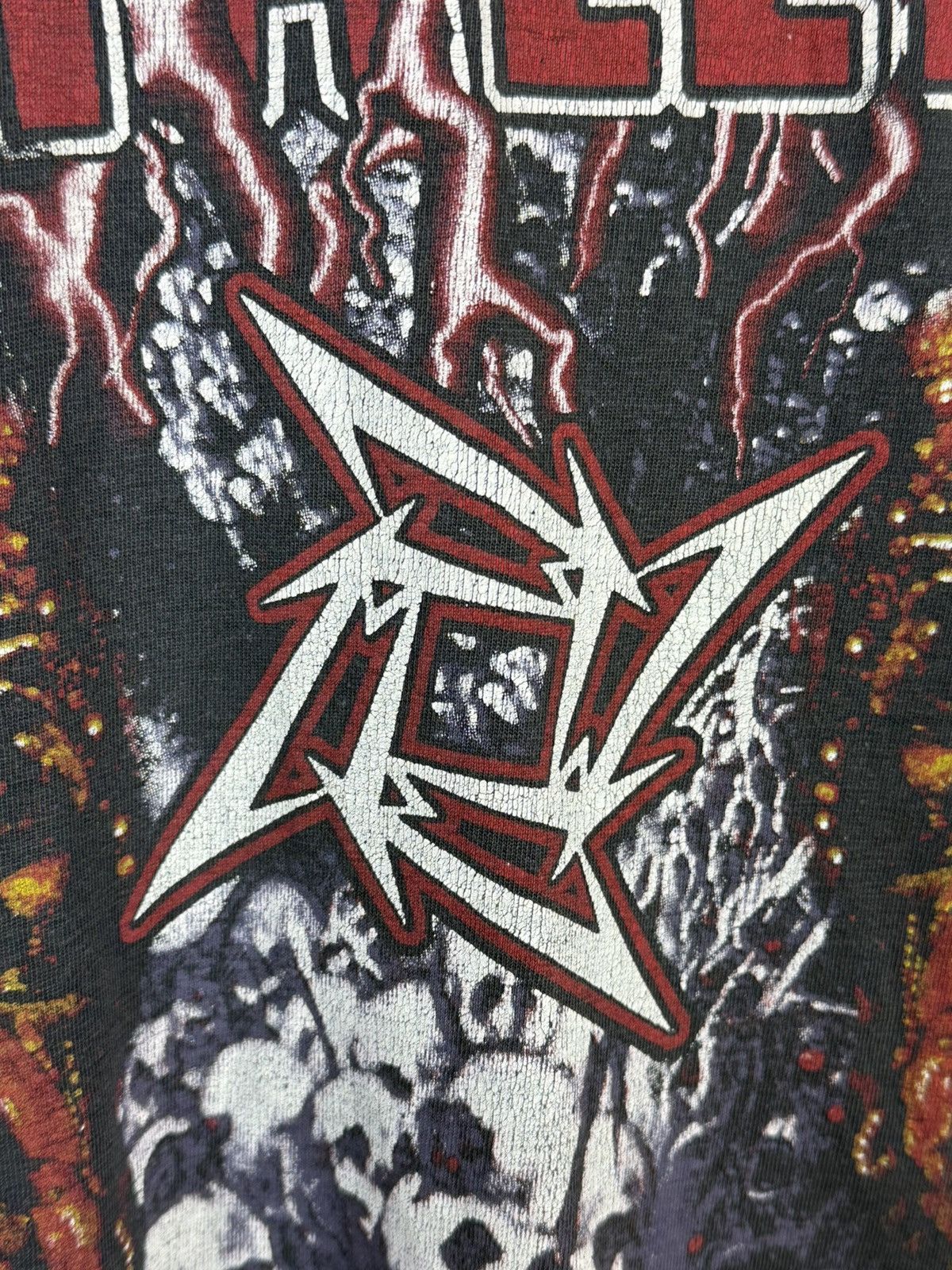 Band Tees Vintage Metallica Lightning Strike Euro Bootleg T-Shirt L Size US L / EU 52-54 / 3 - 3 Thumbnail