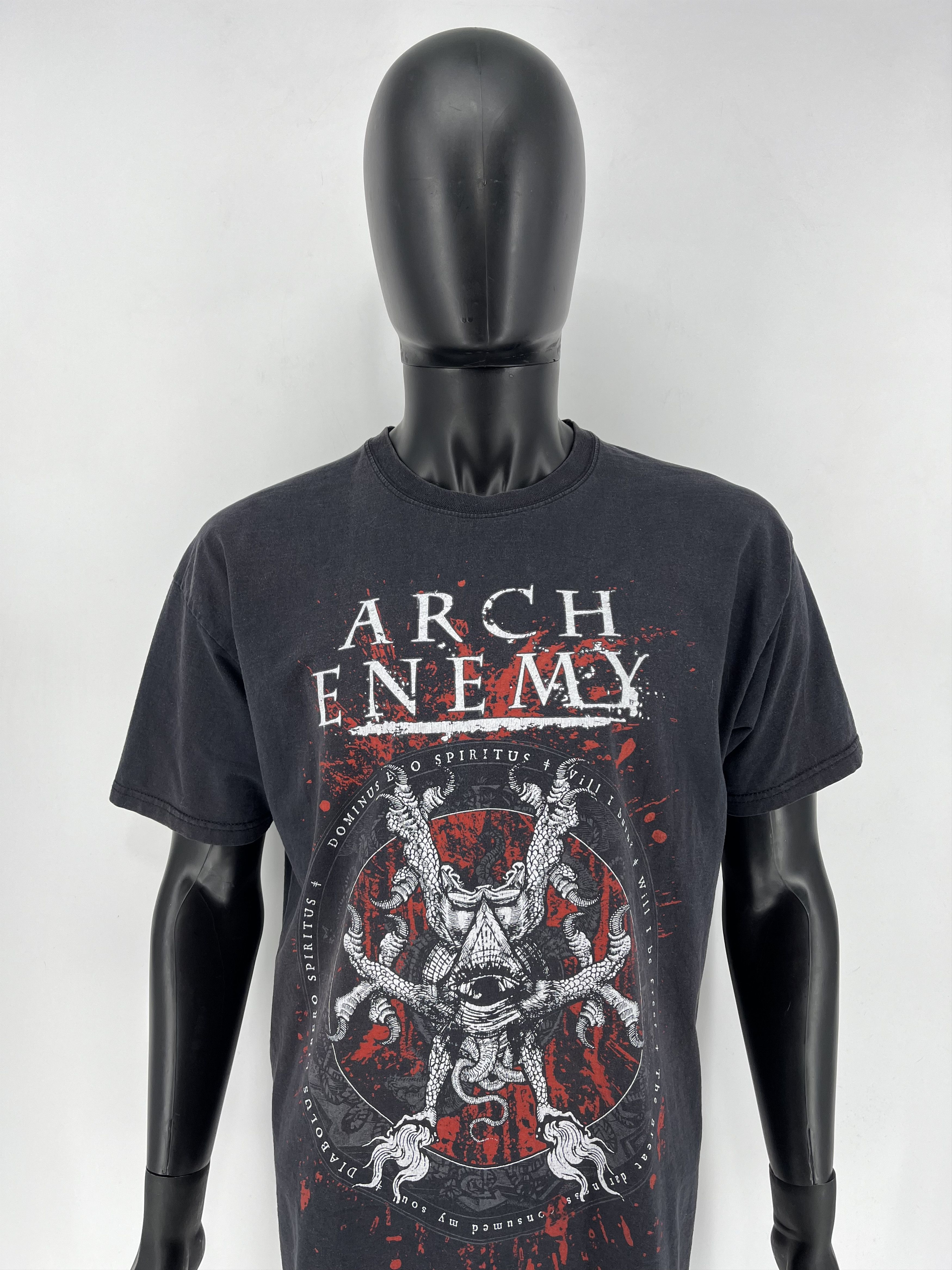 Band Tees Vintage Y2K Arch Enemy Band Rock Skeleton Skull Tee Size US XL / EU 56 / 4 - 1 Thumbnail