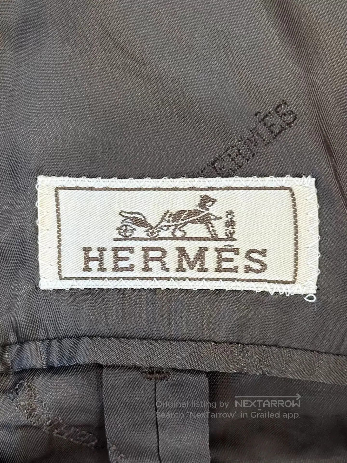Hermes Multi-Colored Long Coat Size M. Size US M / EU 48-50 / 2 - 5 Thumbnail