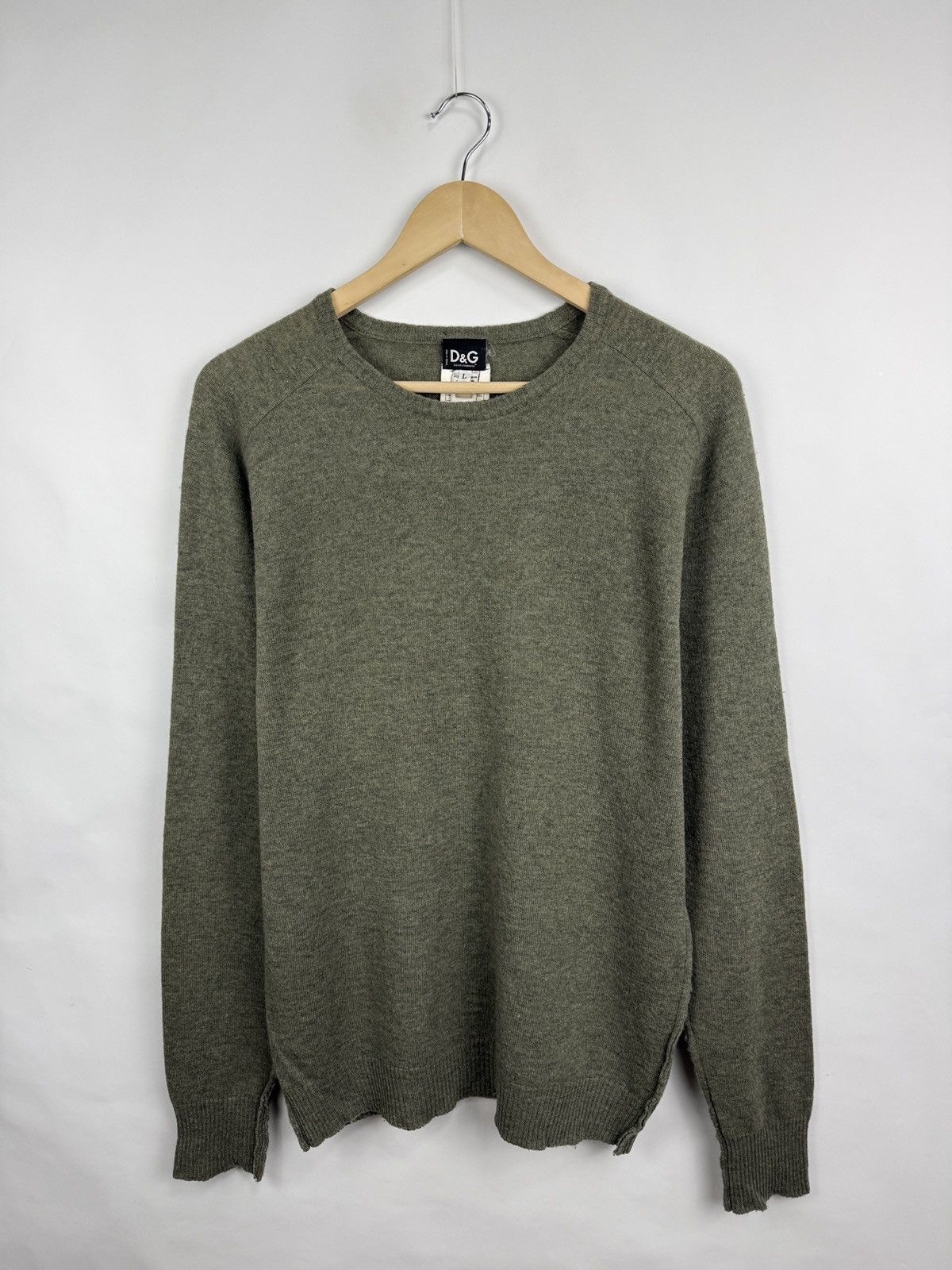 Dolce & Gabbana 🇮🇹 Vintage 90s Dolce Gabbana Wool Sweater Made in Italy Retro Size US L / EU 52-54 / 3 - 2 Thumbnail