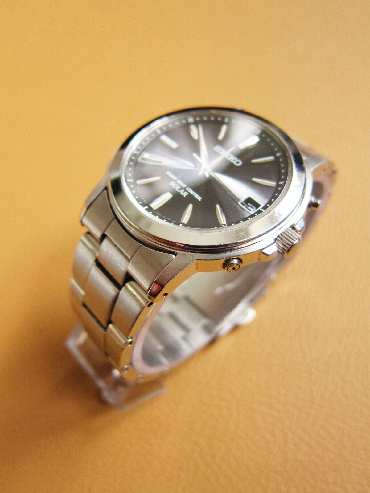 Seiko SEIKO 7B52-0AF0 Solar Radio Wave Control SS Men's Watch Size ONE SIZE - 3 Thumbnail