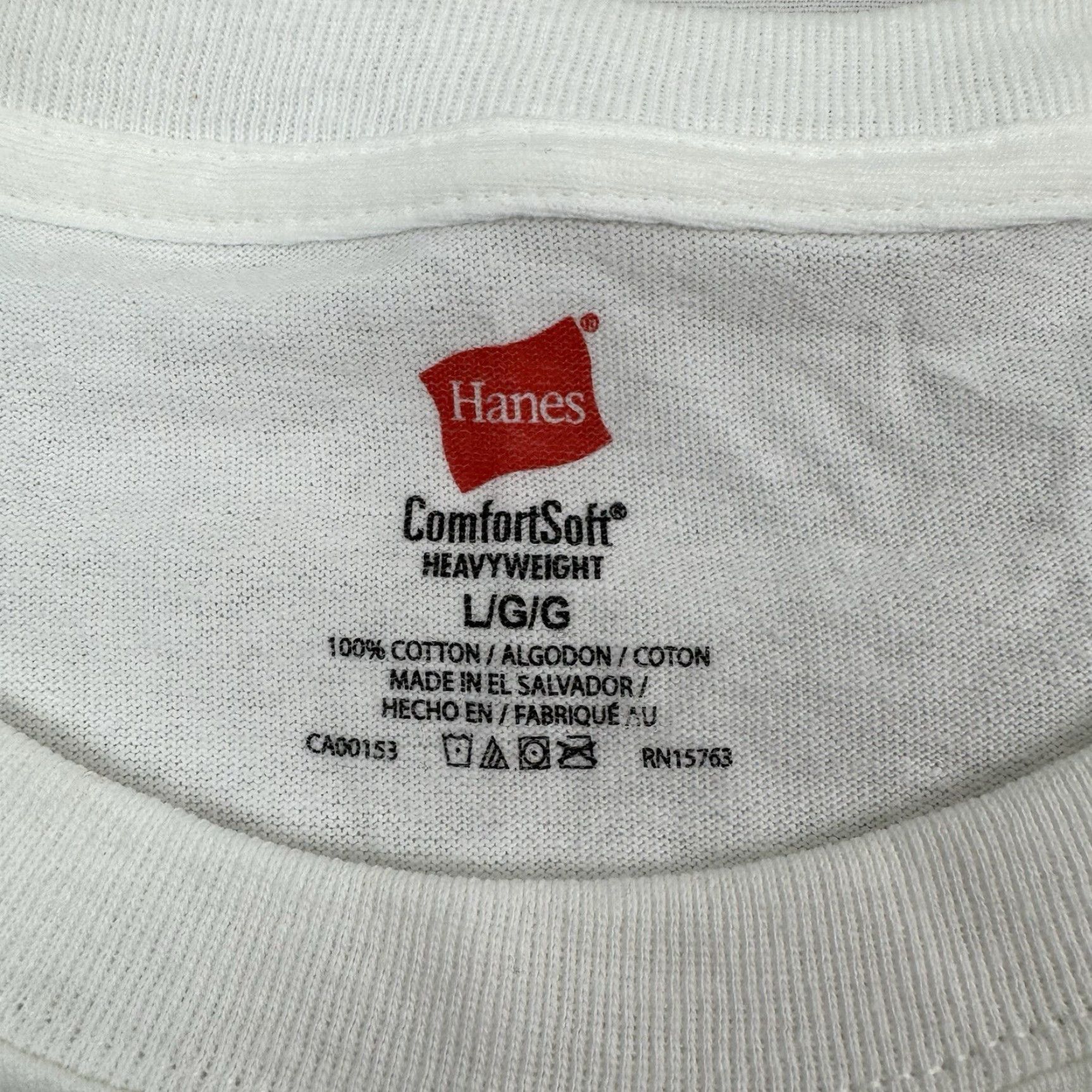 Hanes Hanes Comfortsoft Heavyweight T Shirt Classic White Crew Neck Short Sleeve Men L Premium Size US L / EU 52-54 / 3 - 4 Thumbnail