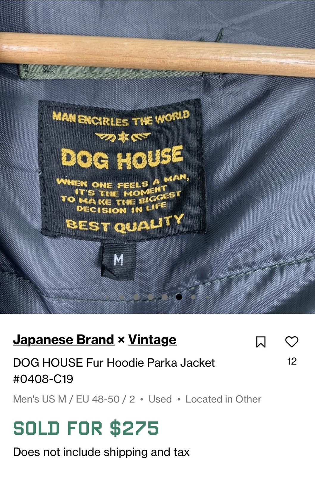 Japanese Brand Vintage Japanese Dog House Bondage Bomber Fur Jacket GOA STY Size US XL / EU 56 / 4 - 11 Thumbnail