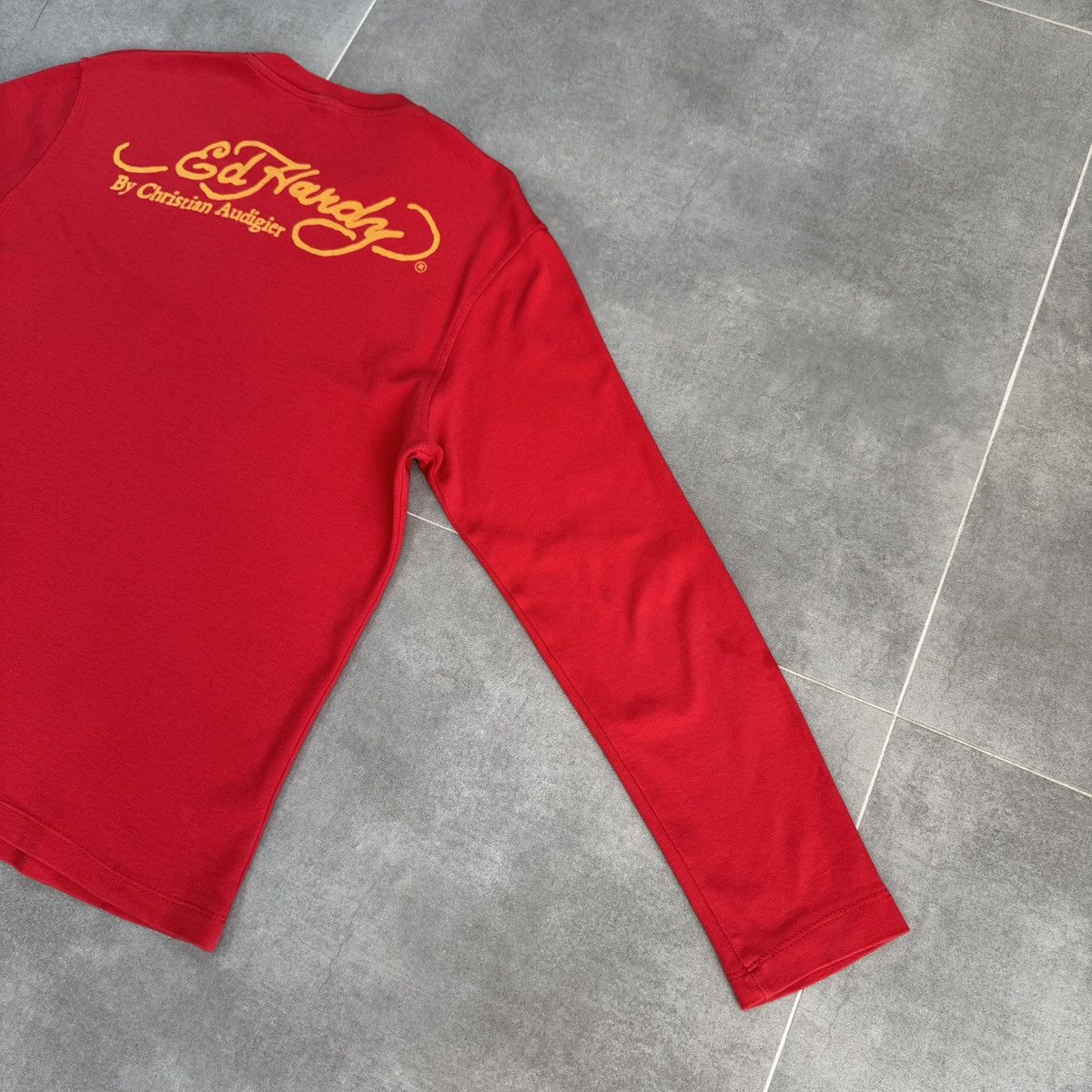 Christian Audigier Ed Hardy by Christian Audigier Skull Y2K Long Sleeve Shirt Size L / US 10 / IT 46 - 15 Thumbnail