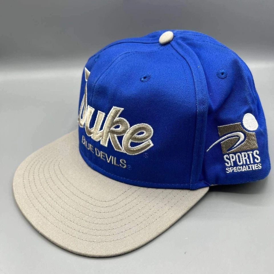 Sports Specialties × Vintage Duke Blue Devils Hat Men Sports Specialties Snap Back Size ONE SIZE - 3 Thumbnail