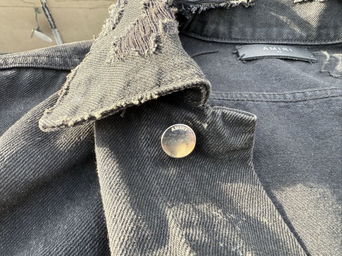 Amiri Amiri Black Denim Jacket Rare Size US XL / EU 56 / 4 - 3 Thumbnail
