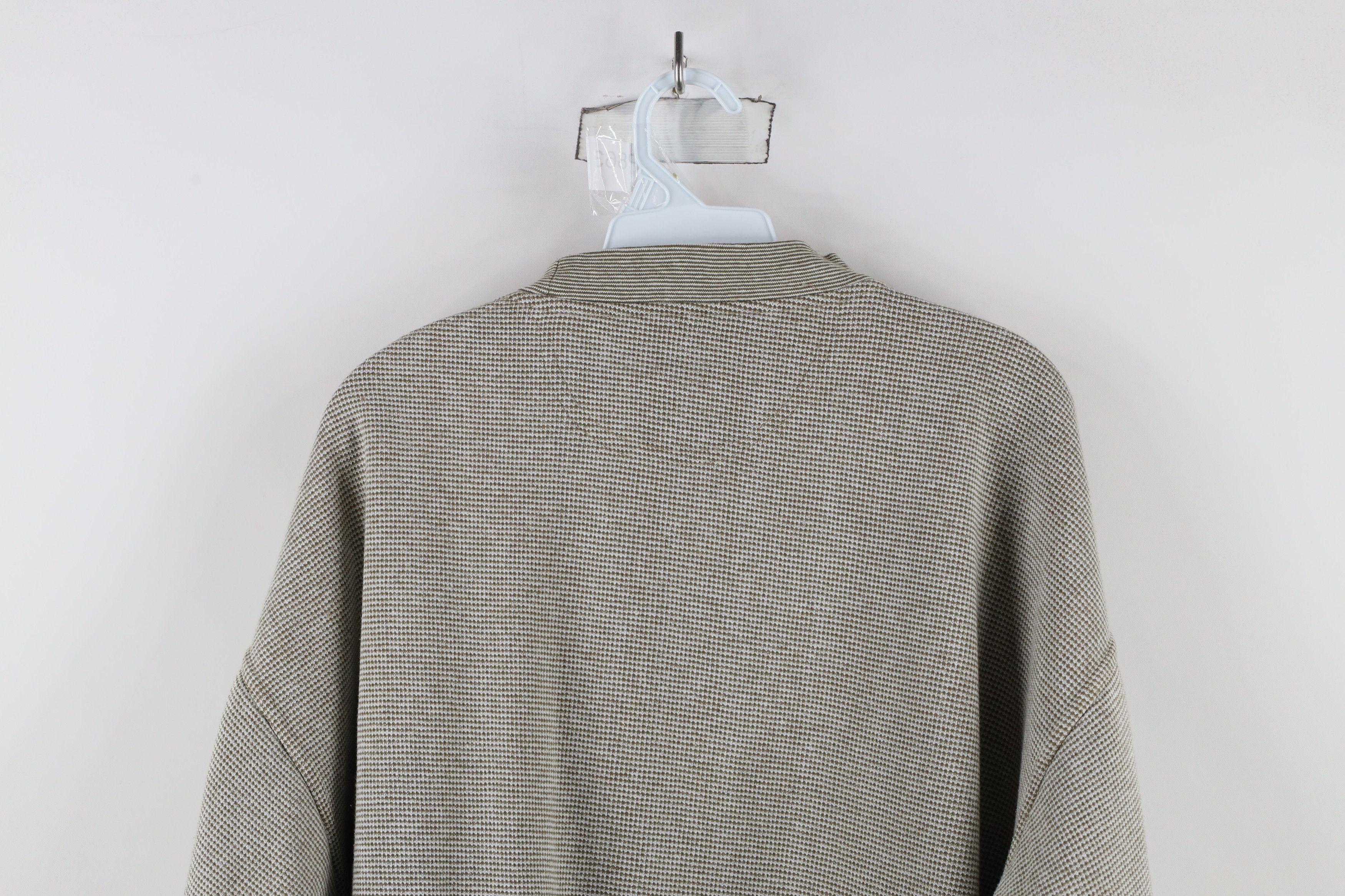 Vintage Vintage 90s Streetwear Thermal Knit Crewneck Sweatshirt Size US XL / EU 56 / 4 - 8 Thumbnail