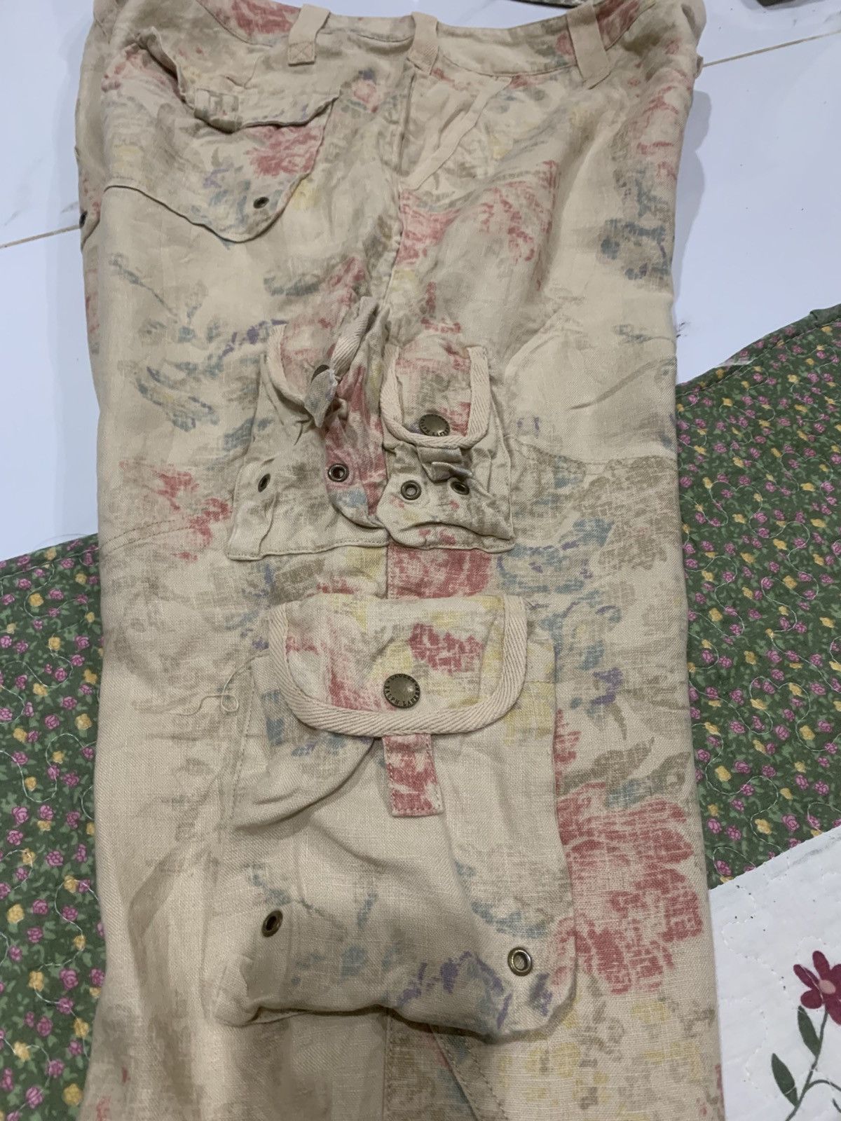 Ralph Lauren Ralph Lauren All Over Print Cargo Pants Size 34" / US 12 / IT 48 - 5 Thumbnail