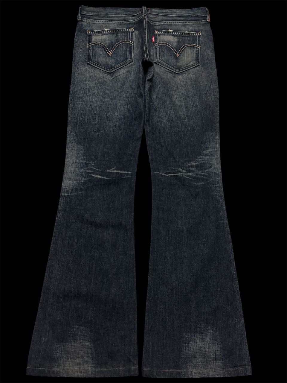 If Six Was Nine Bell Bottom💥90s Levi’s RedLoop Sick Whisker Rusty Bootcut Size US 30 / EU 46 - 1 Thumbnail