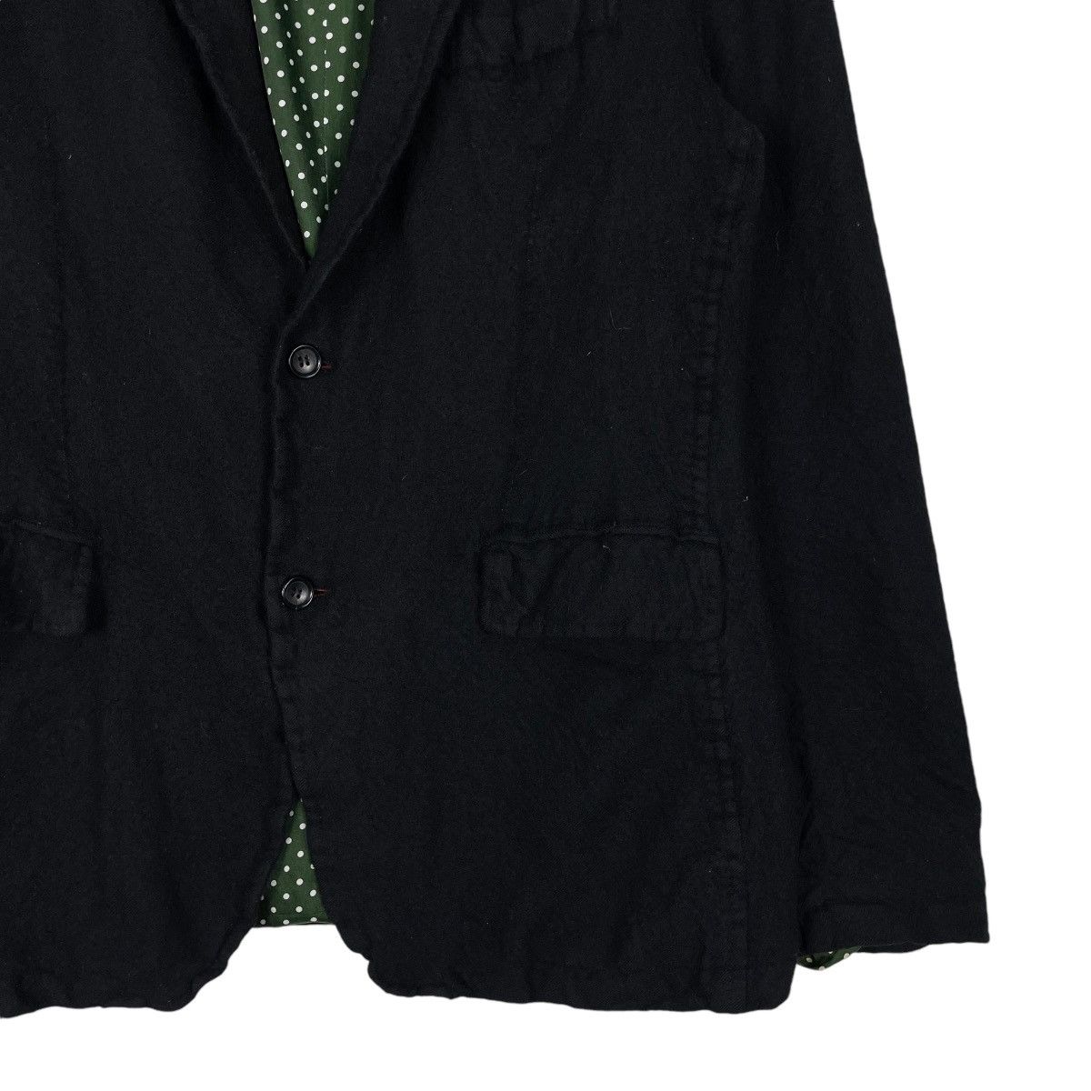 Comme des Garcons × Comme des Garcons Homme × Comme des Garcons Homme Plus 💥AD2011 COMME DES GARCONS POLKADOT LINEN CHORE JACKET Size US L / EU 52-54 / 3 - 4 Thumbnail