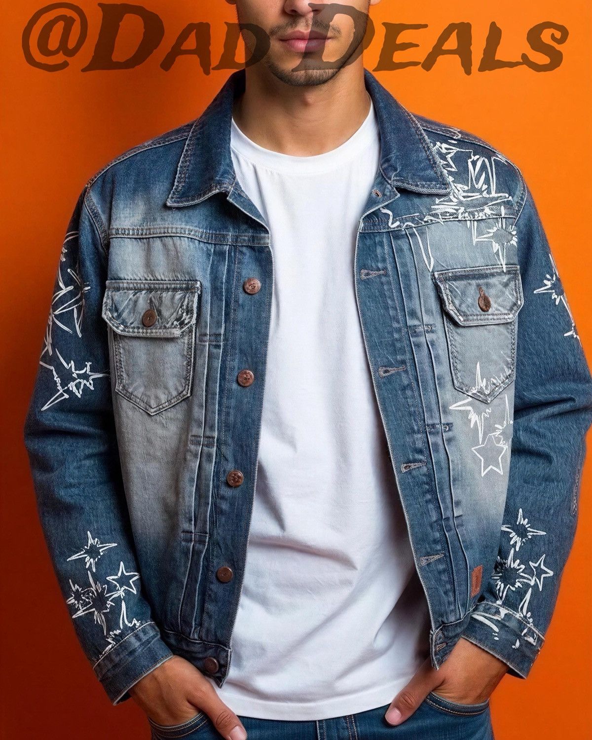 Billionaire Boys Club Billionaire Boys Club Button Up Stars Faded Wash Distressed Size US M / EU 48-50 / 2 - 1 Thumbnail