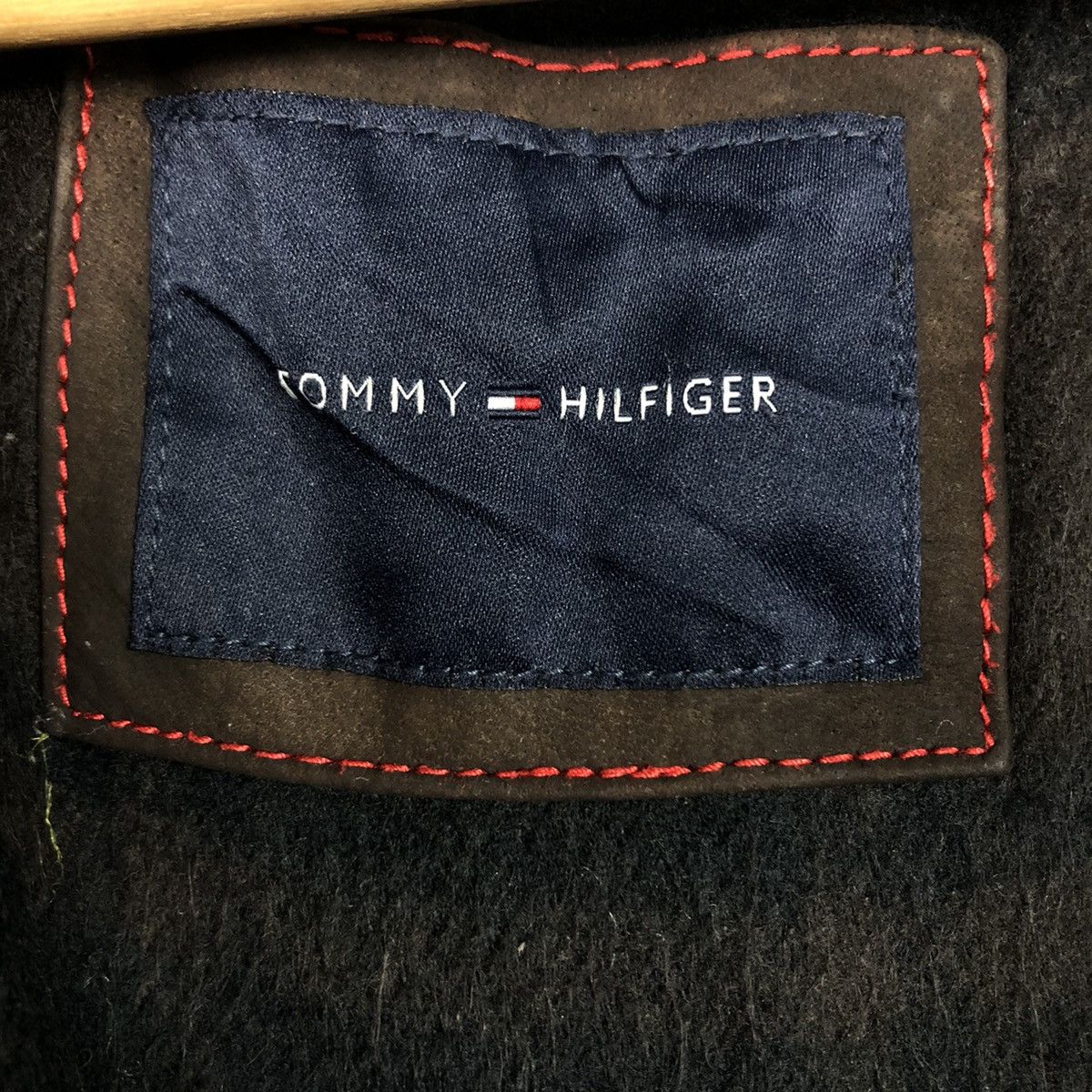Genuine Leather 📌Vintage Genuine Leather Jacket Tommy Hilfiger Blanket Size US XL / EU 56 / 4 - 19 Thumbnail