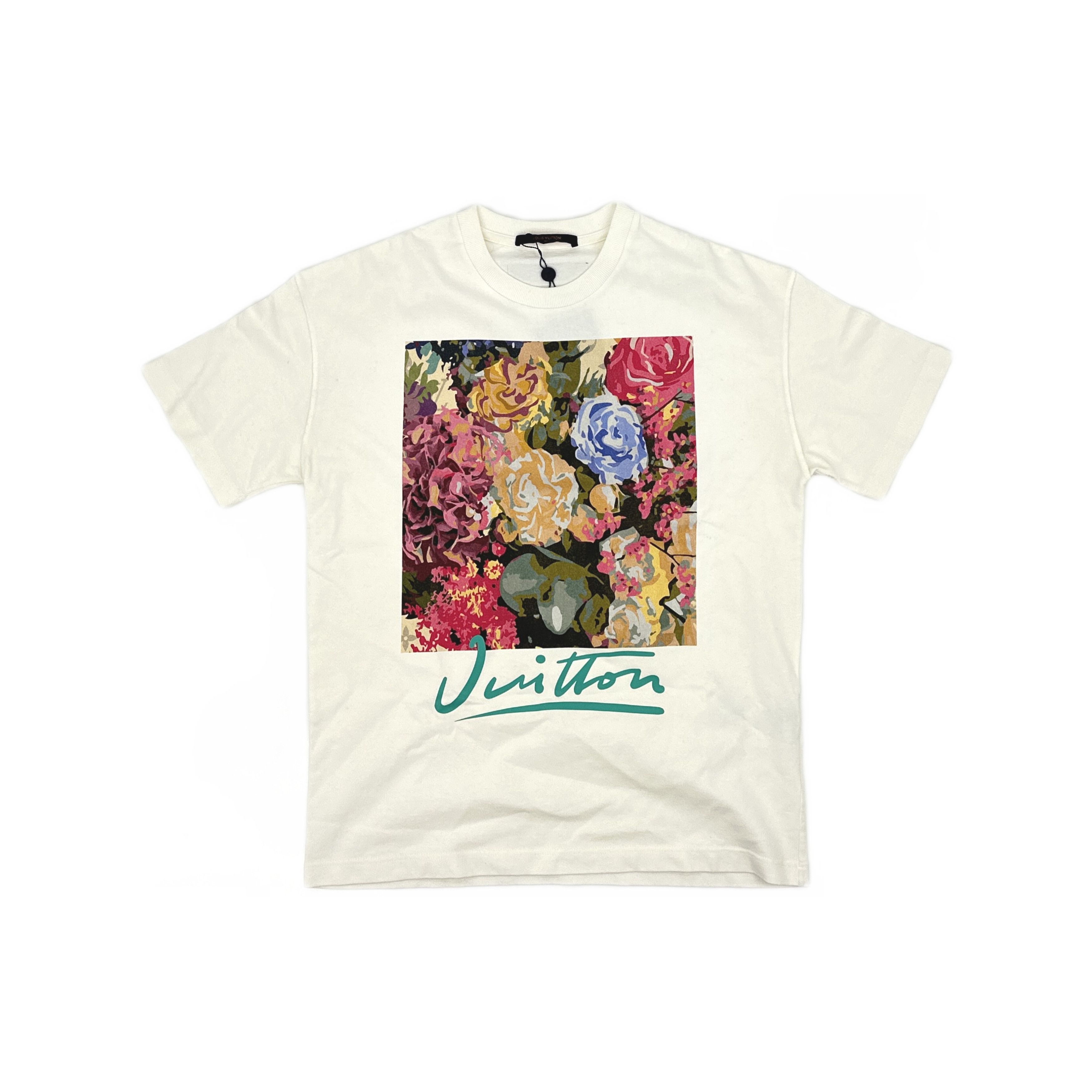 Louis Vuitton Louis Vuitton Floral Script Logo Graphic T-Shirt S Size US S / EU 44-46 / 1 - 1 Thumbnail