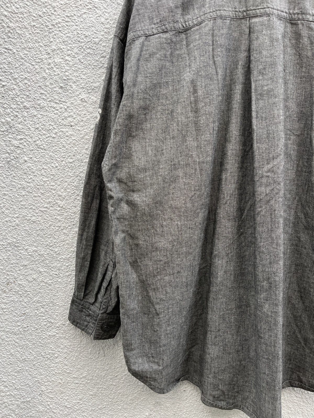 Issey Miyake Vintage Issey Miyake IS Big Pockets Oversized Chambray Size US L / EU 52-54 / 3 - 11 Thumbnail