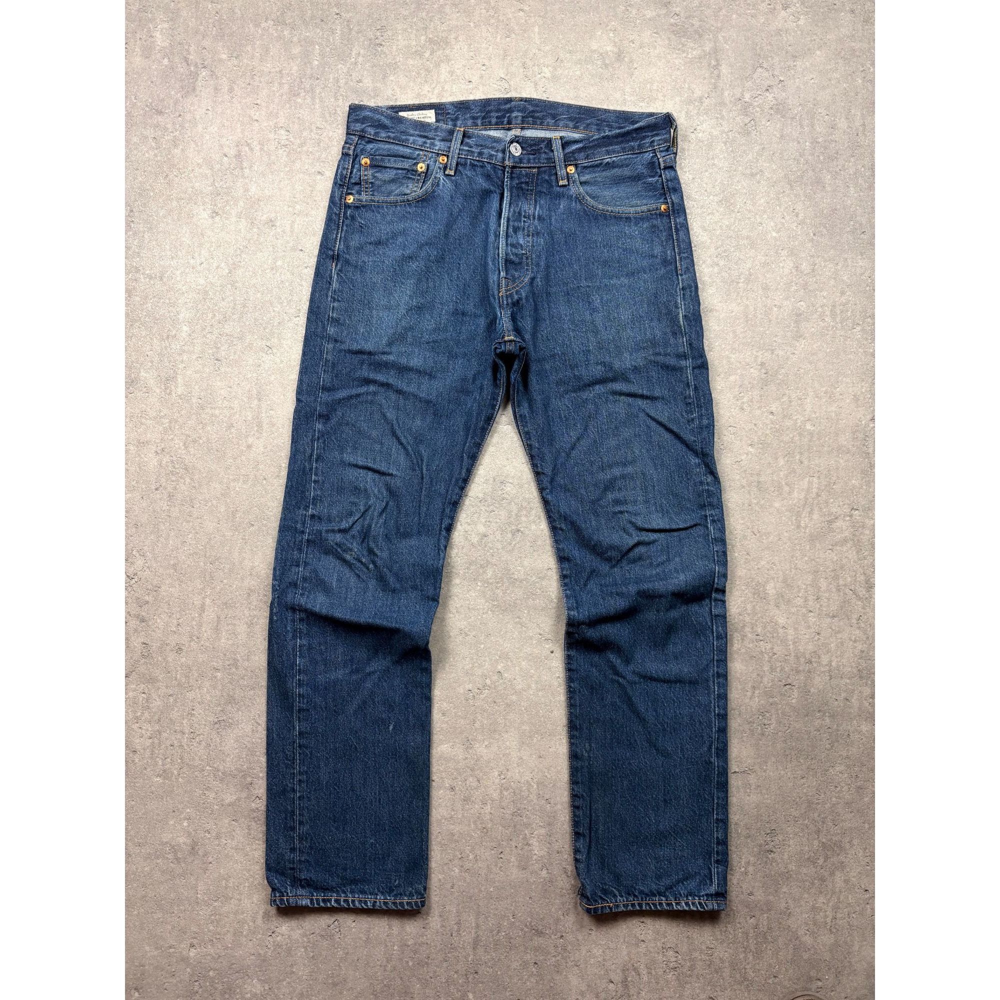 Levi's Authentic Levi's 501 Original Jeans - Size W30 L30 - Vintage Size US 30 / EU 46 - 2 Thumbnail