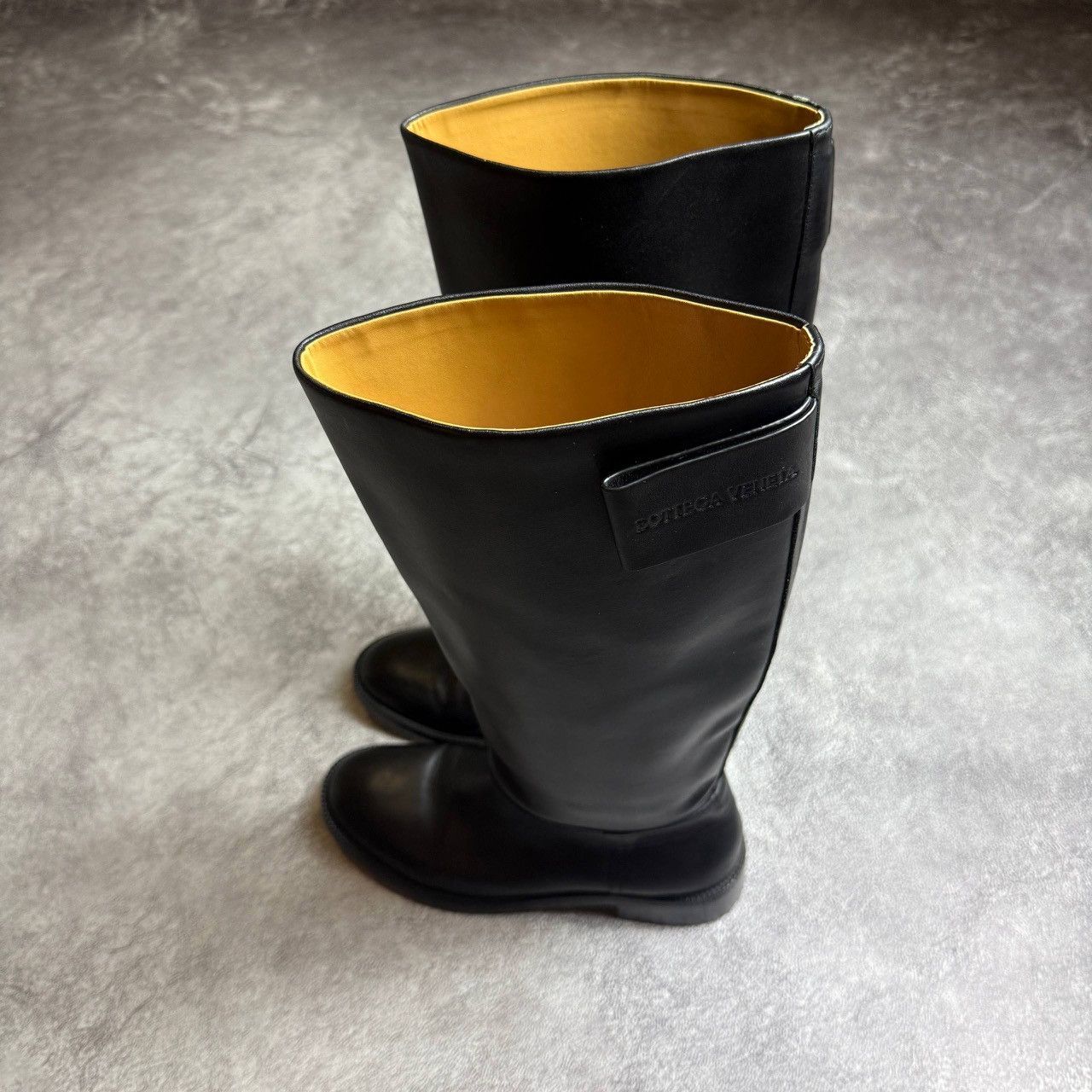 Bottega Veneta Bottega Veneta Black Leather Knee-High Boots Size US 9 / IT 39 - 8 Thumbnail