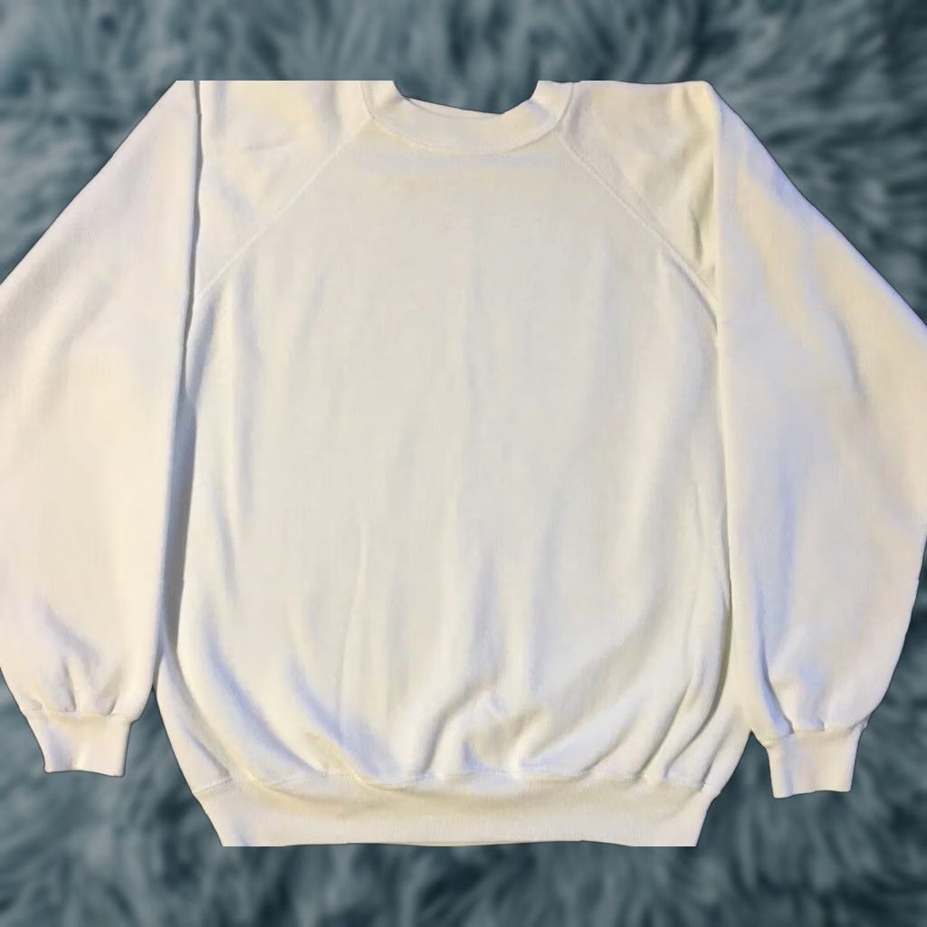 Vintage VINTAGE Army Hoodie S Mens Small White 80s 90s Grunge Punk Surf Skate Biker USA USA Track Bar? Size US S / EU 44-46 / 1 - 1 Thumbnail