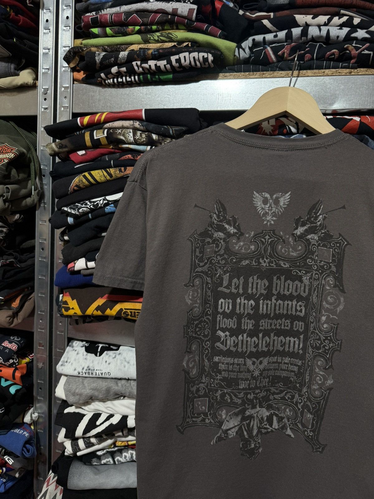 Band Tees Vintage 2000’s Behemoth Shemhamforash Rock Band Tour T-Shirt Size US L / EU 52-54 / 3 - 4 Thumbnail