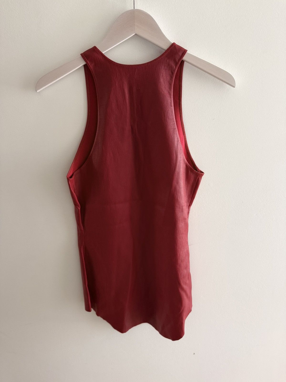 Rick Owens Rick Owens Lido SS24 Leather Tanktop Size 46 Size US S / EU 44-46 / 1 - 2 Thumbnail