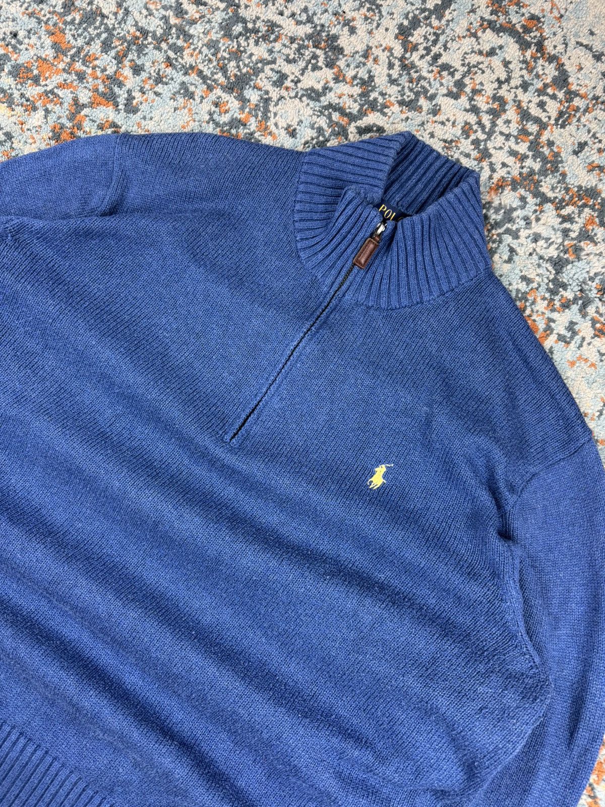 Polo Ralph Lauren × Vintage Vintage Y2K Polo Ralph Lauren 1/4 quarter zip sweater knit Size US XL / EU 56 / 4 - 3 Thumbnail