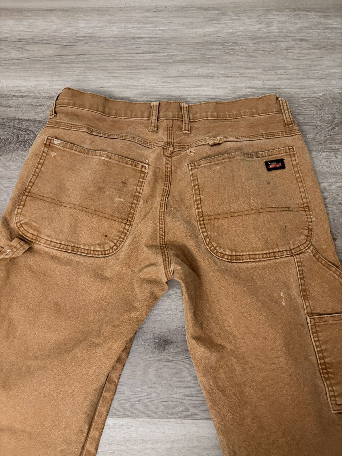 Dickies Dickies Thrashed Naturally Distressed Work Pants Cargos Size US 33 - 2 Thumbnail