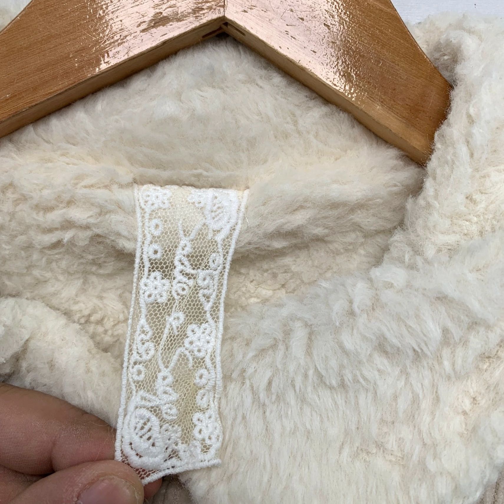 Vintage Sade & Sage Corduroy Jacket Womens Medium Beige Sherpa Faux Fur Liner Soft COzy Casual Jacket Adults Mens Womens Boys Girls Size M / US 6-8 / IT 42-44 - 3 Thumbnail