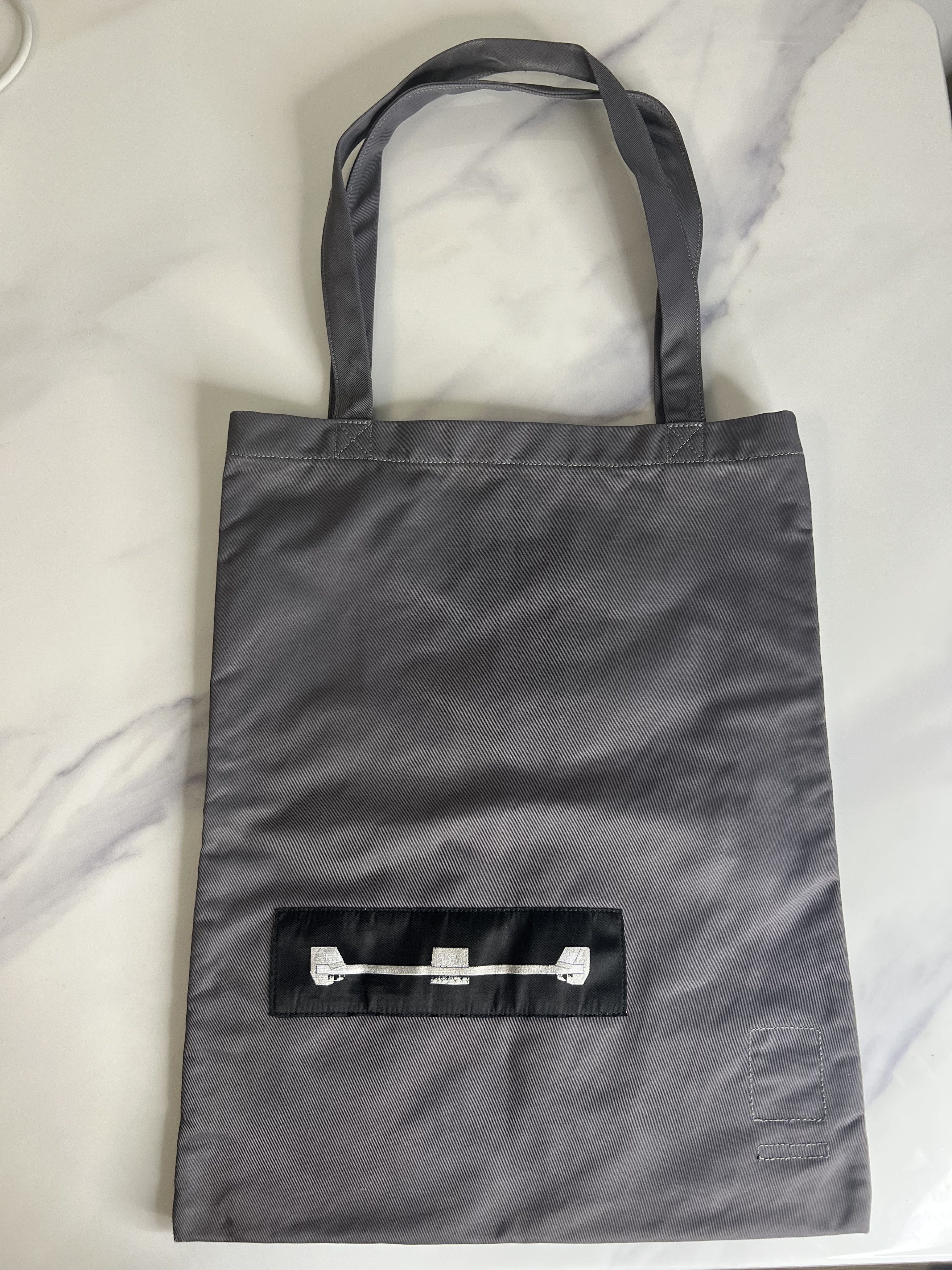Rick Owens Drkshdw DRKSHDW Grey/Blue Medium Techno Trench Tote Size ONE SIZE - 1 Thumbnail