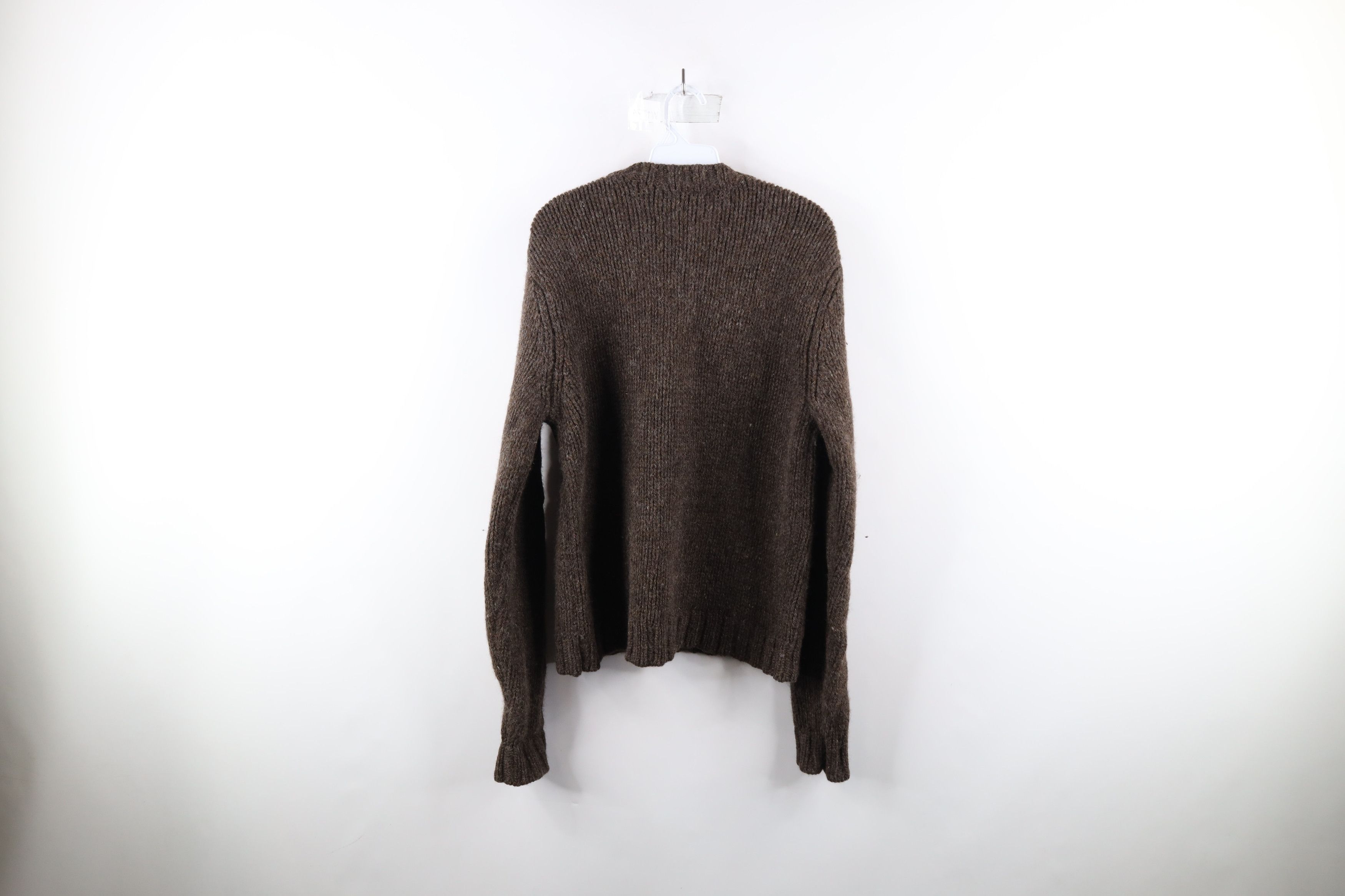 Abercrombie & Fitch × Vintage Vintage 90s Abercrombie & Fitch Blend Knit Sweater Brown Size US M / EU 48-50 / 2 - 6 Thumbnail