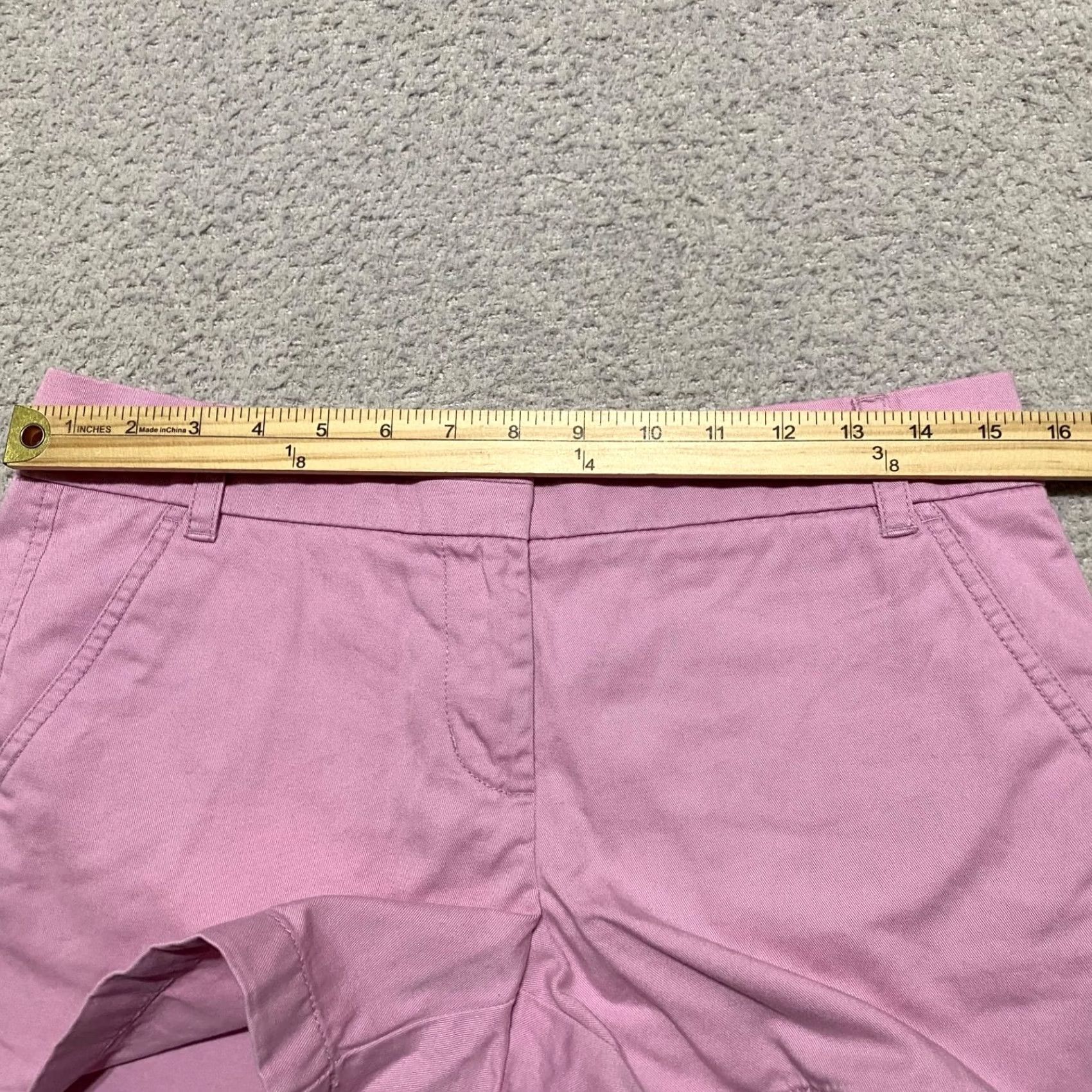 J.Crew J.CREW Shorts Pink 100% Cotton Mid Rise 4" Inseam Pockets Lightweight Casual Womens" Size 27" / US 4 / IT 40 - 7 Thumbnail