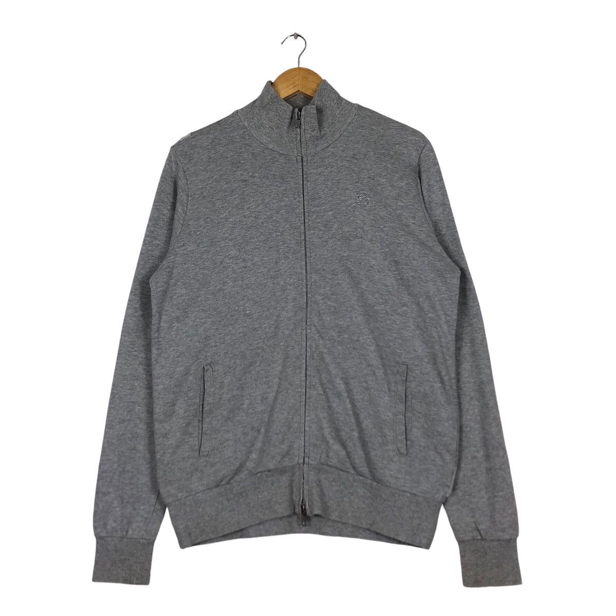 FRED × Fred Perry × Vintage Fred Perry Great Britain Rare Big Logo Sweater Jacket Medium Size US M / EU 48-50 / 2 - 2 Thumbnail
