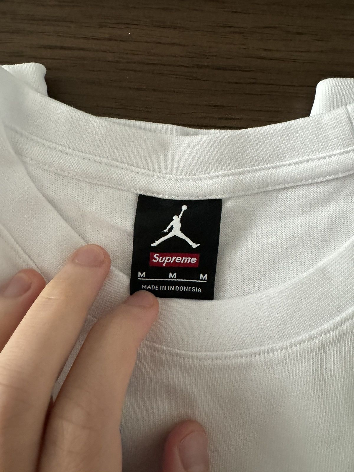Jordan Brand × Supreme Jordan Supreme Tee Size US M / EU 48-50 / 2 - 2 Thumbnail