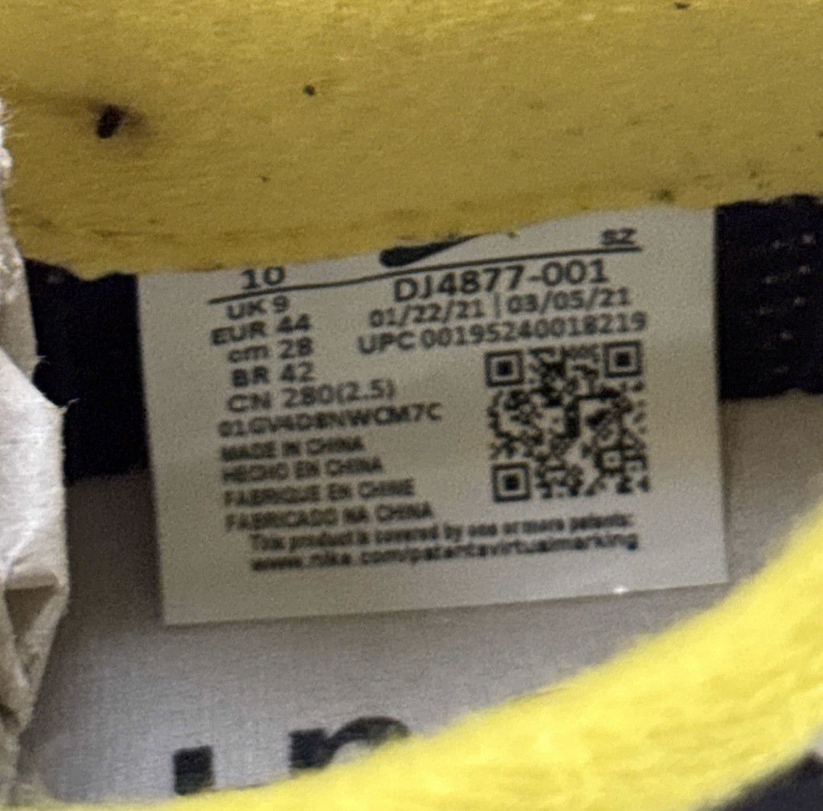 Nike Nike Ld Waffle Sacai Undercover - Black Bright Citron Size US 10 / EU 43 - 5 Thumbnail