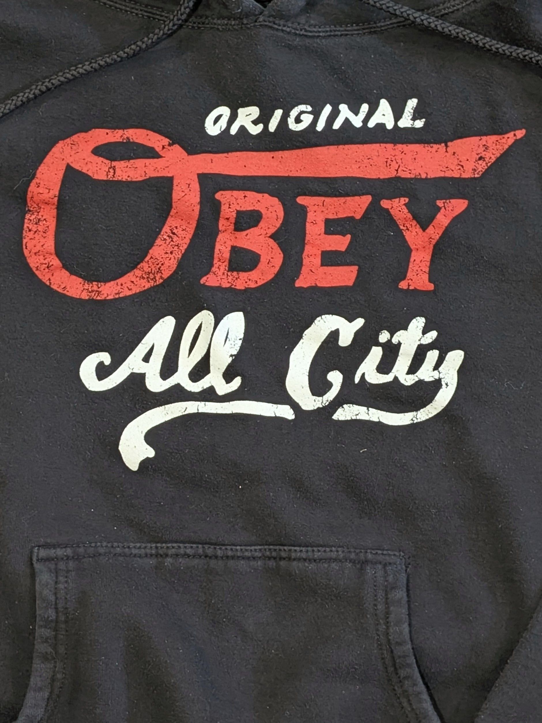 Obey Original Obey All City script hoodie - SIZE L Size US L / EU 52-54 / 3 - 2 Thumbnail