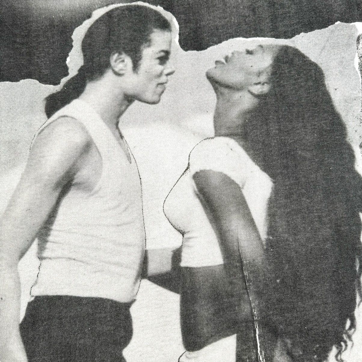 Vintage 1992 Michael Jackson Naomi Campbell All Over T Shirt