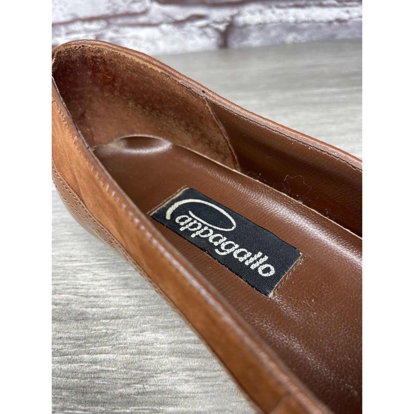 Other Cappagallo Brown Leather Wingtip Tassel Loafer Shoes Women S Size US 6 / IT 36 - 18 Thumbnail