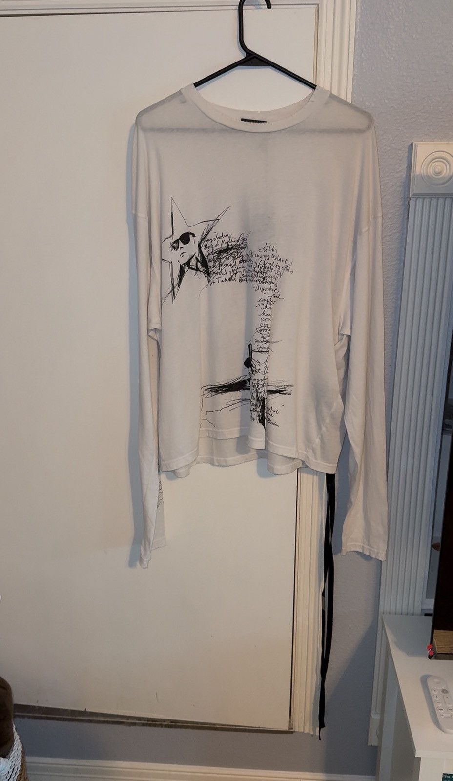 Ann Demeulemeester Ann Demuleemeester Sketchbook Tee Size US M / EU 48-50 / 2 - 2 Thumbnail