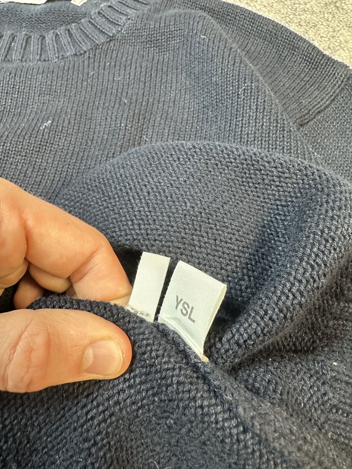 Yves Saint Laurent Vintage Yves Saint Laurent Logo YSL Sweater Streetwear M Y2K Size US M / EU 48-50 / 2 - 5 Thumbnail