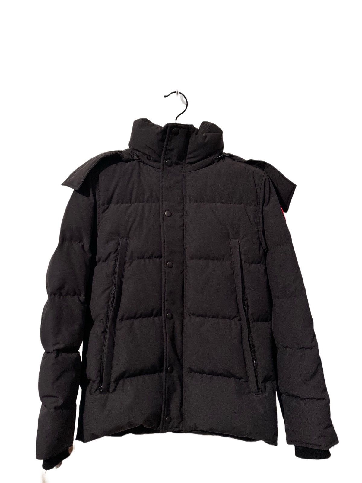 image of Canada Goose Wyndham Parka in Navy, Men's (Size Small)