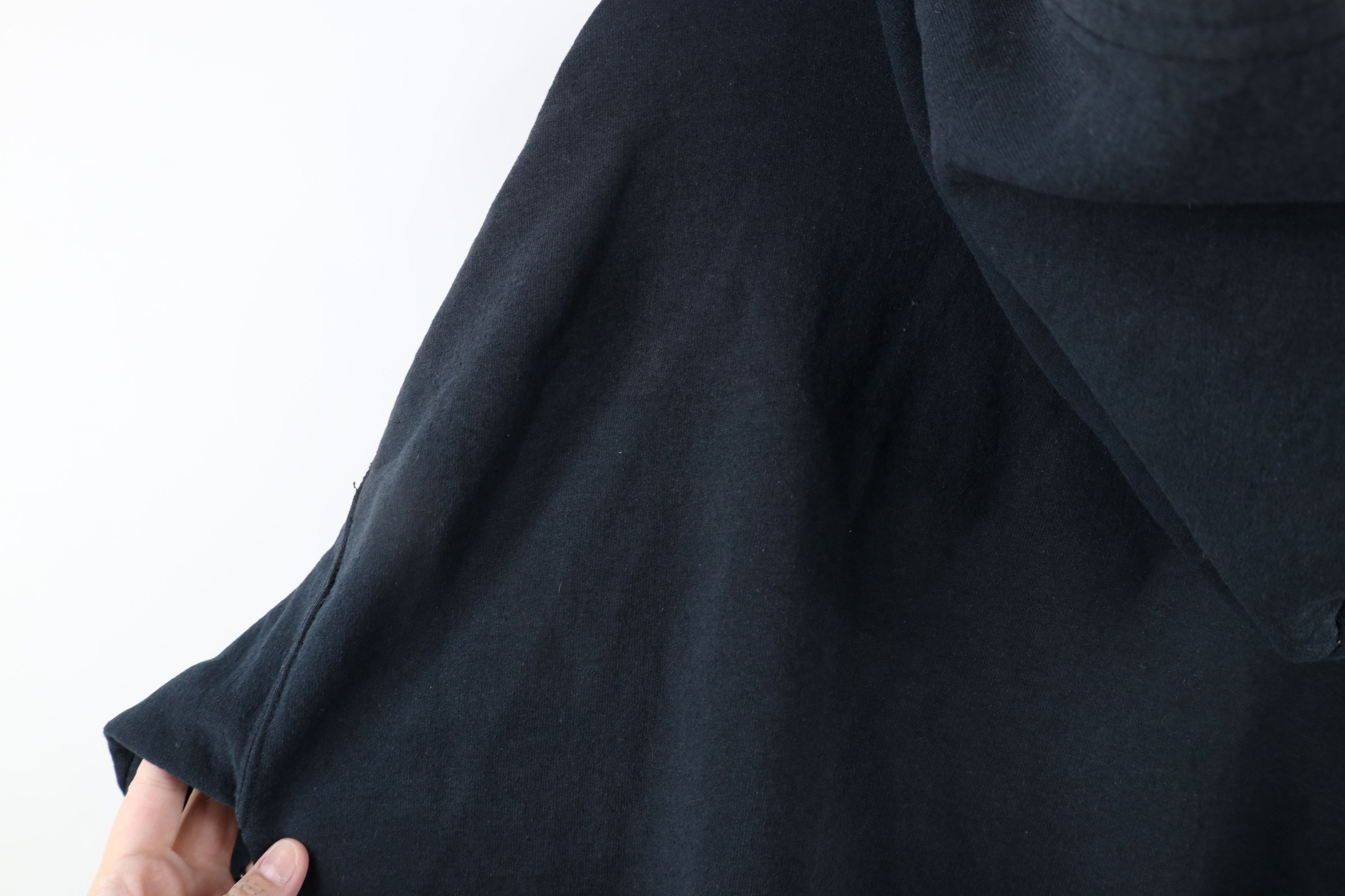 Vintage Vintage 90s Streetwear Full Zip Hoodie Sweatshirt Black Size US L / EU 52-54 / 3 - 8 Thumbnail