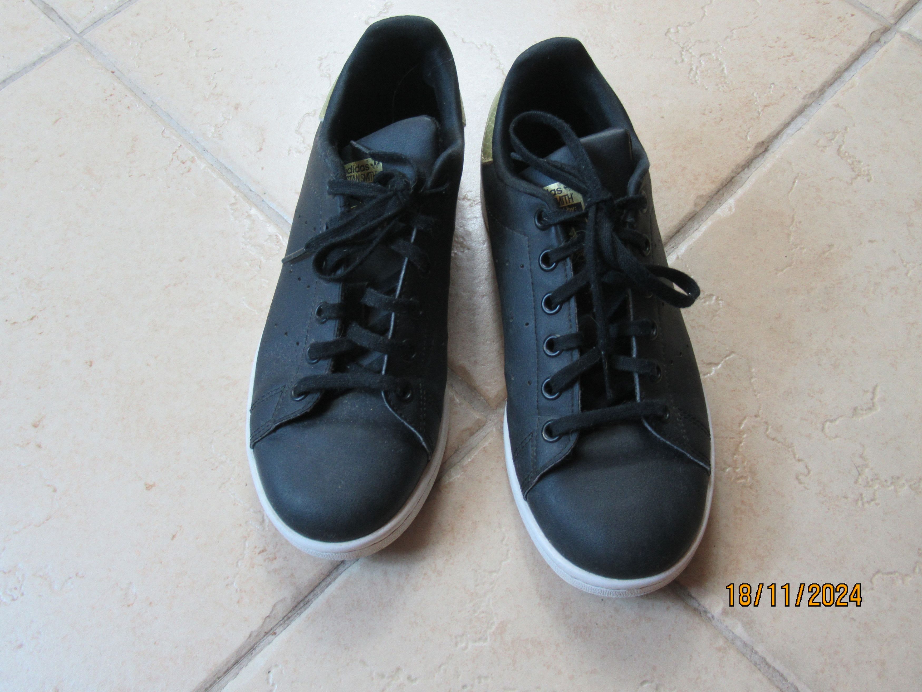 Adidas Adidas Stan Smith black Size US 5 / IT 35 - 2 Thumbnail