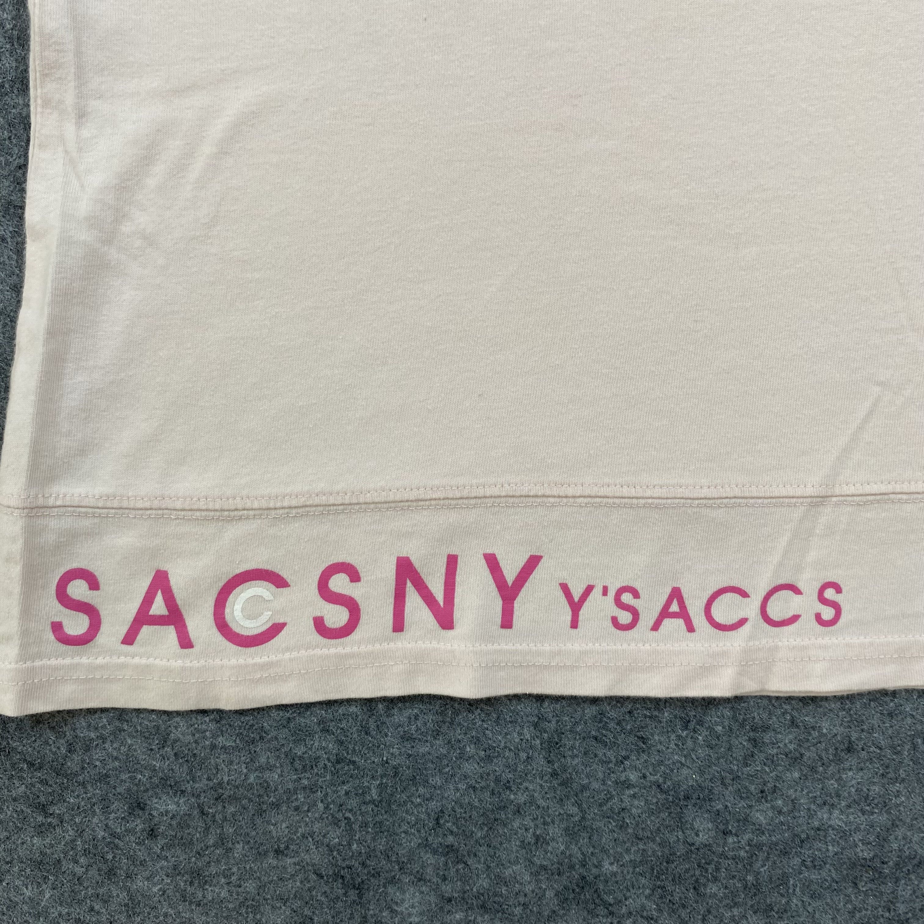 Yohji Yamamoto Yohji Yamamoto Sacsny Ysaccs Tshirt -N042 Size US M / EU 48-50 / 2 - 8 Thumbnail