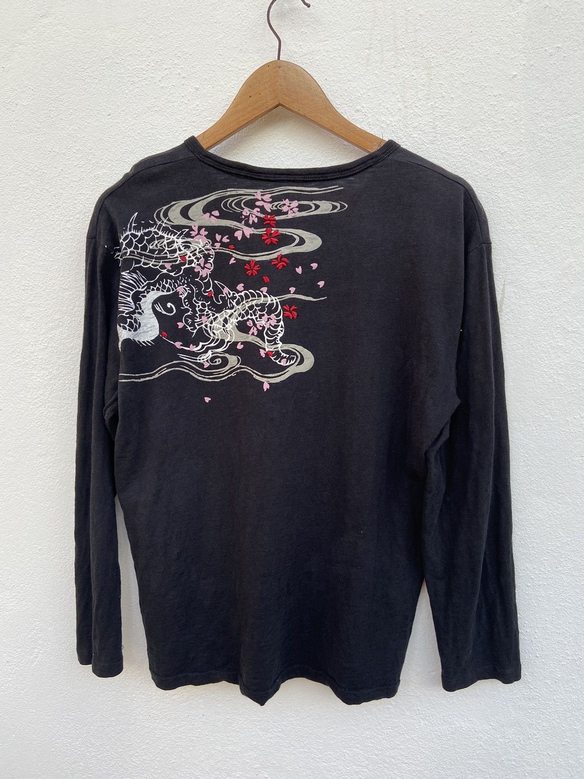 Beauty Beast 🔥 Sukajan t shirt fish koi design if six was nine Size US M / EU 48-50 / 2 - 4 Thumbnail