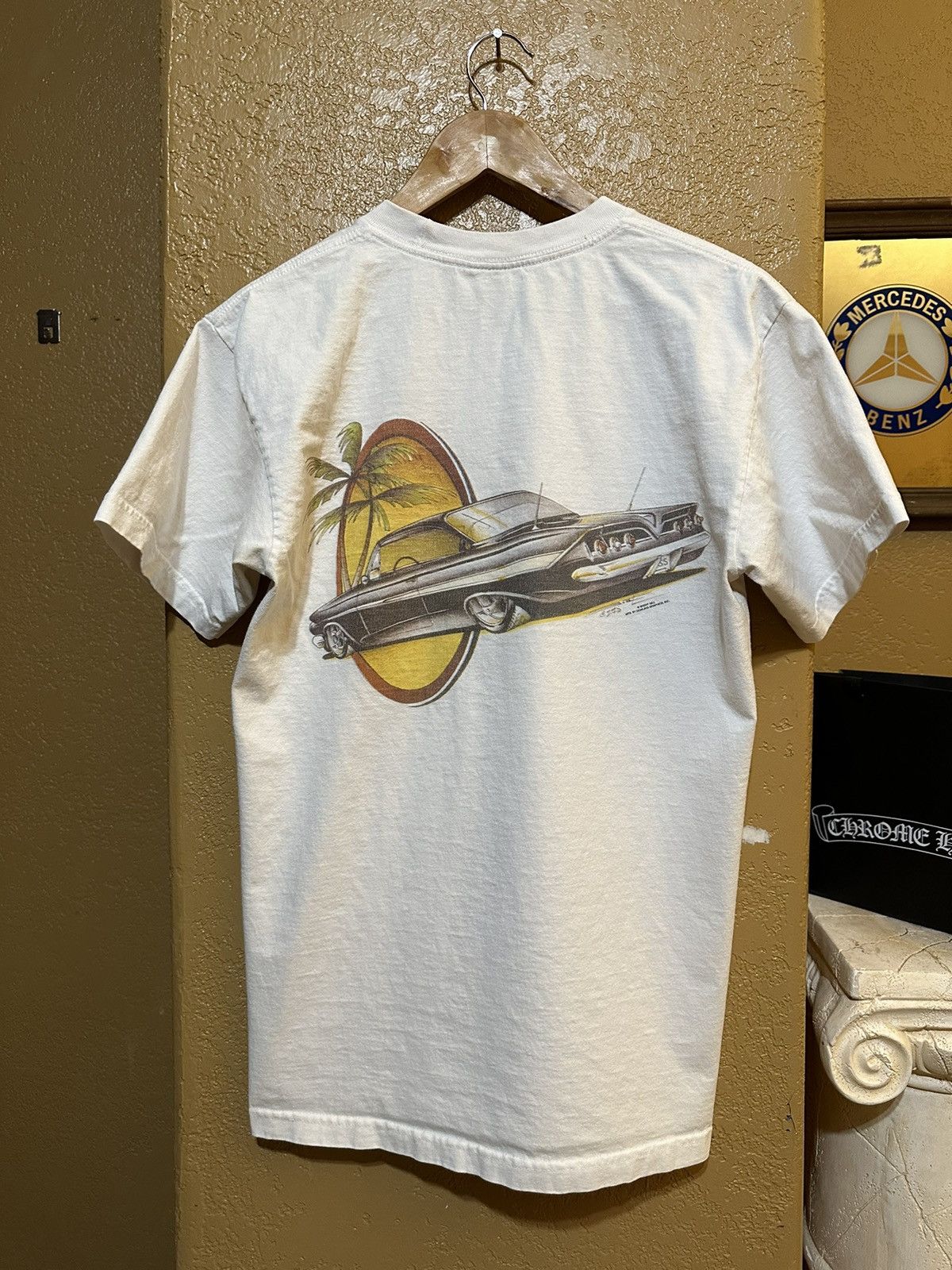 Chevrolet × Vintage Vintage Chevy Impala 1961 Lowrider T Shirt Size US M / EU 48-50 / 2 - 1 Thumbnail