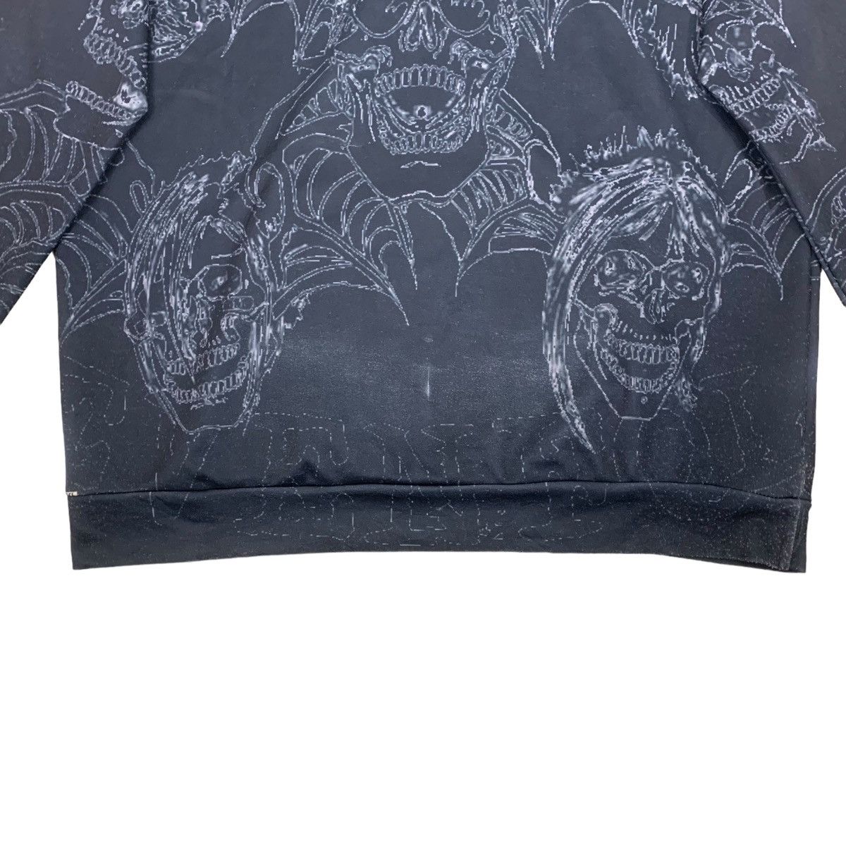 Japanese Brand Metal Skull full print Japanese Brand Hoodies Pullover Size US XL / EU 56 / 4 - 6 Thumbnail